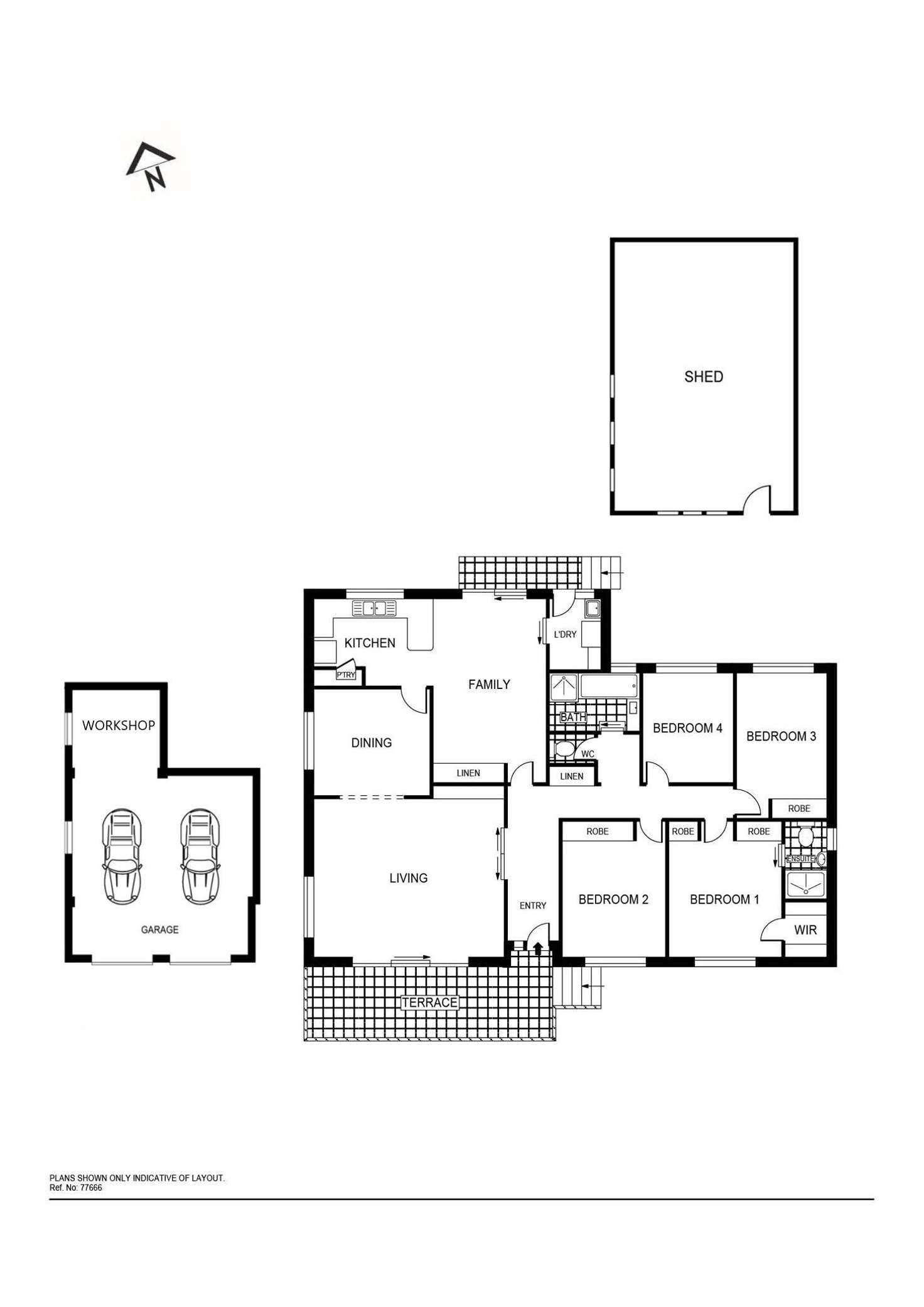 Floorplan of Homely house listing, 11 Merfield Place, Giralang ACT 2617