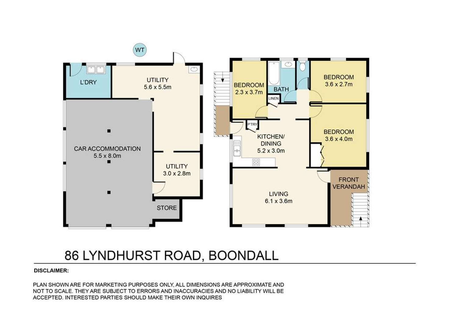 Floorplan of Homely house listing, 86 Lyndhurst Road, Boondall QLD 4034