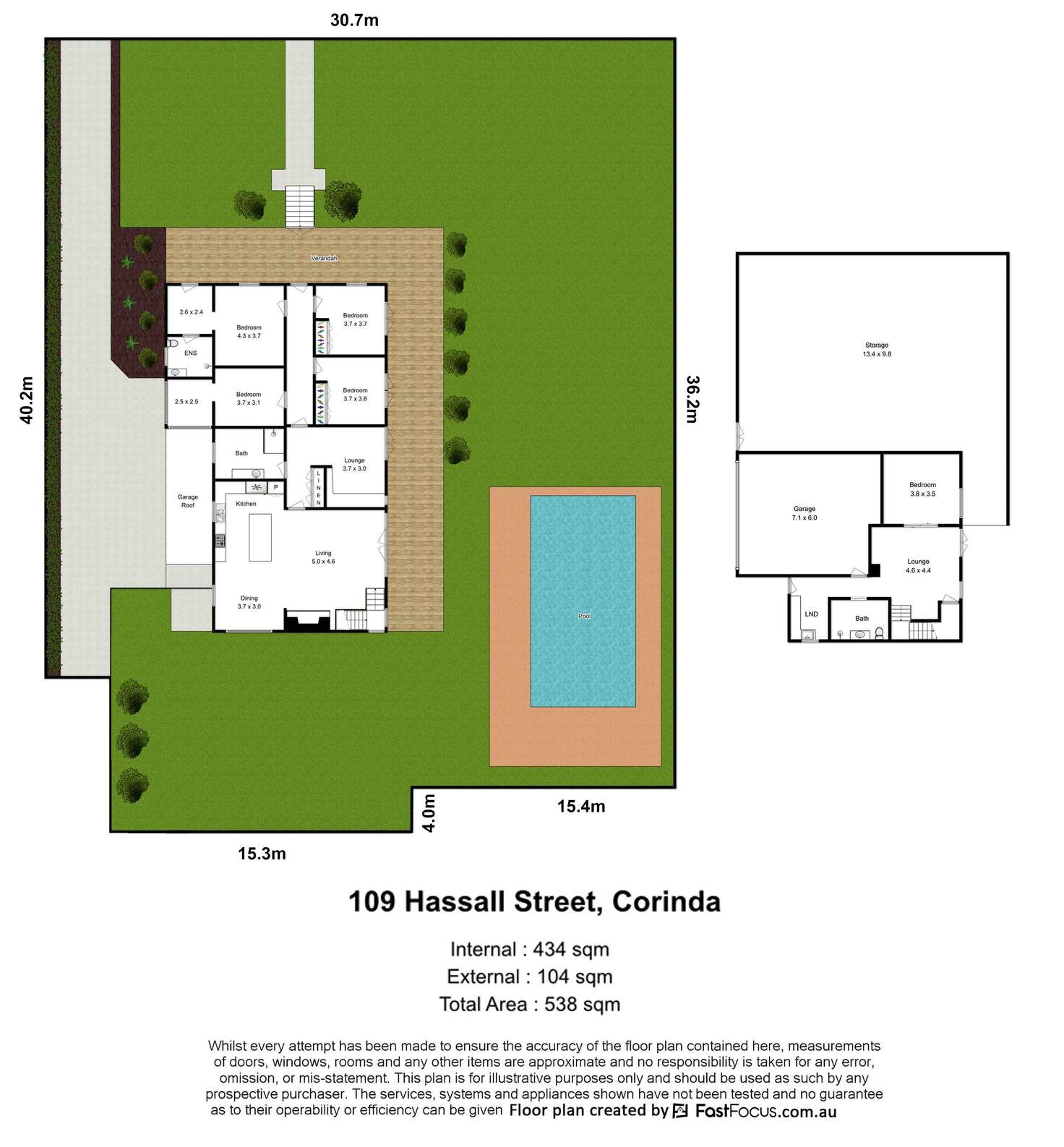 Floorplan of Homely house listing, 109 Hassall Street, Corinda QLD 4075