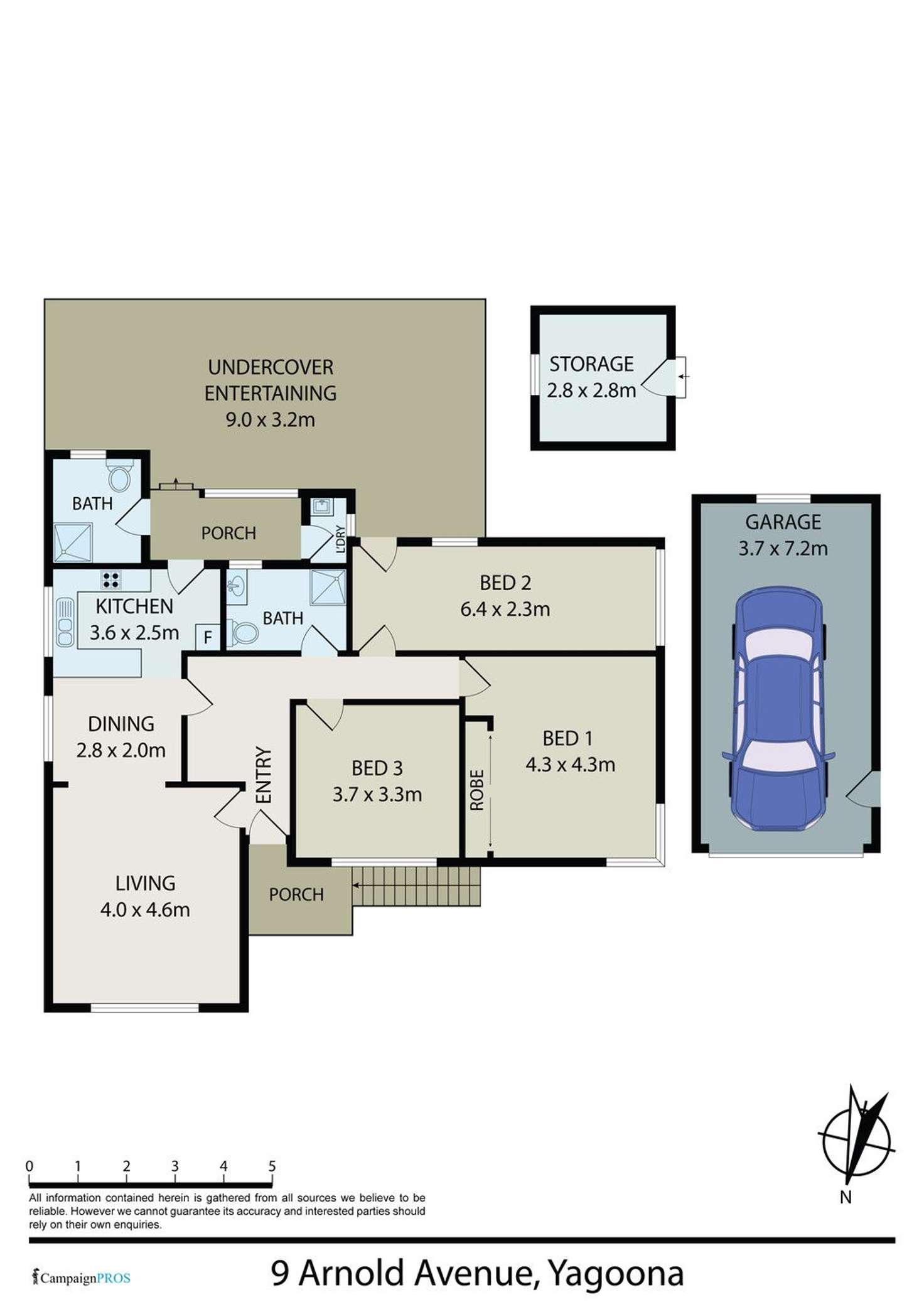 Floorplan of Homely house listing, 9 Arnold Avenue, Yagoona NSW 2199