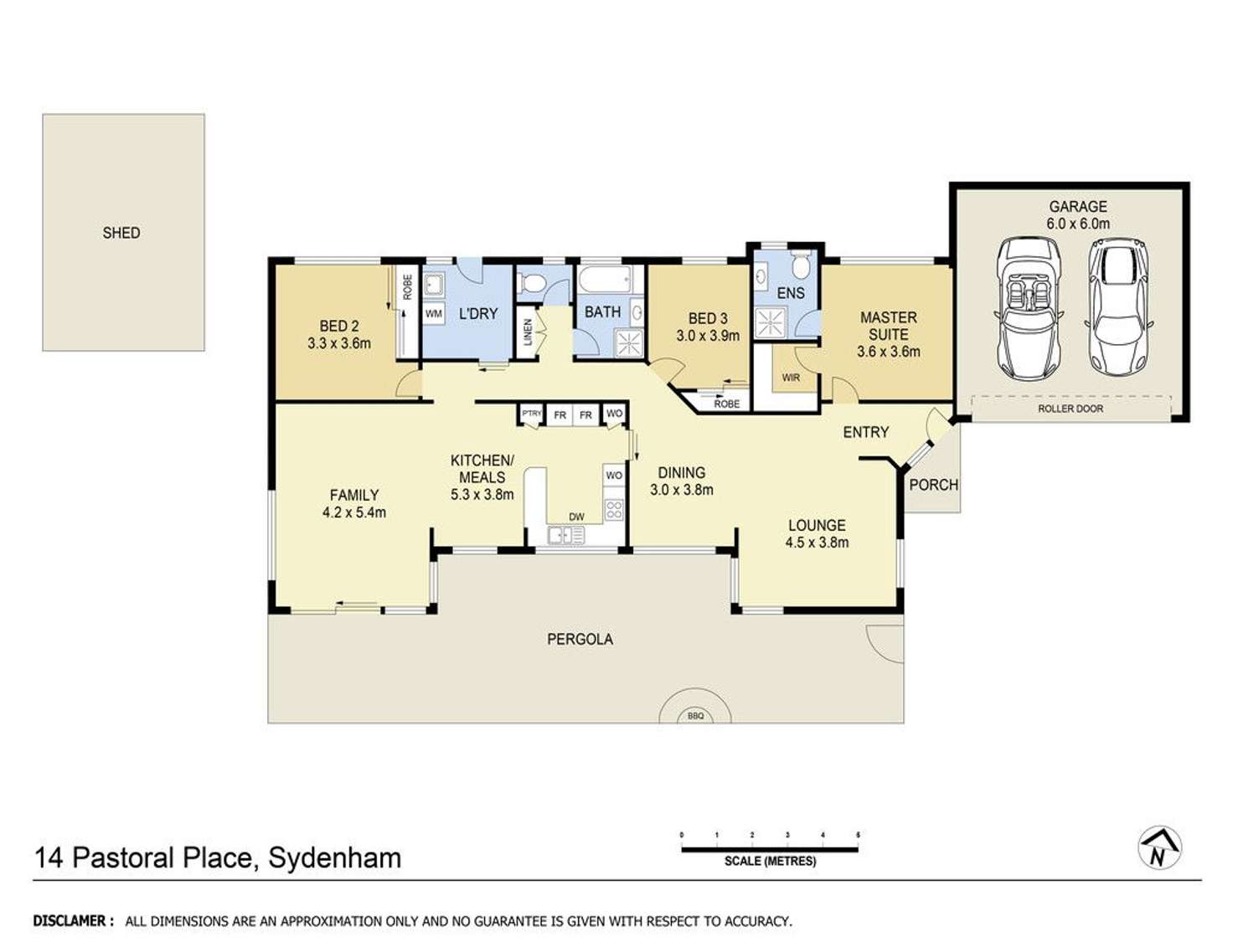 Floorplan of Homely house listing, 14 Pastoral Place, Sydenham VIC 3037