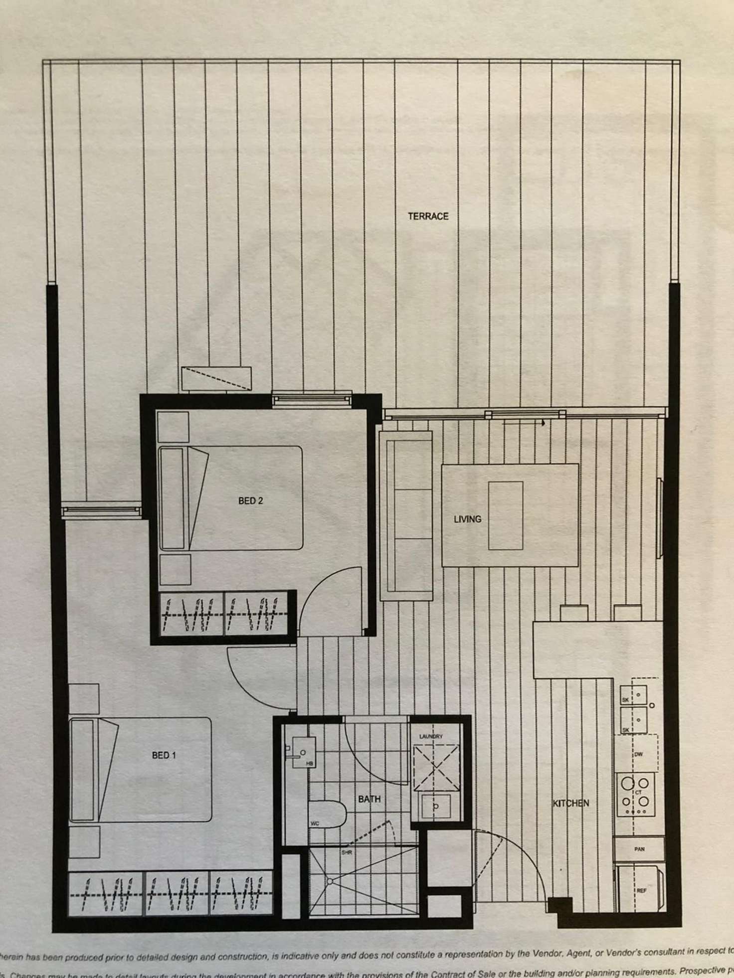 Floorplan of Homely apartment listing, 218/70 Batesford Road, Chadstone VIC 3148