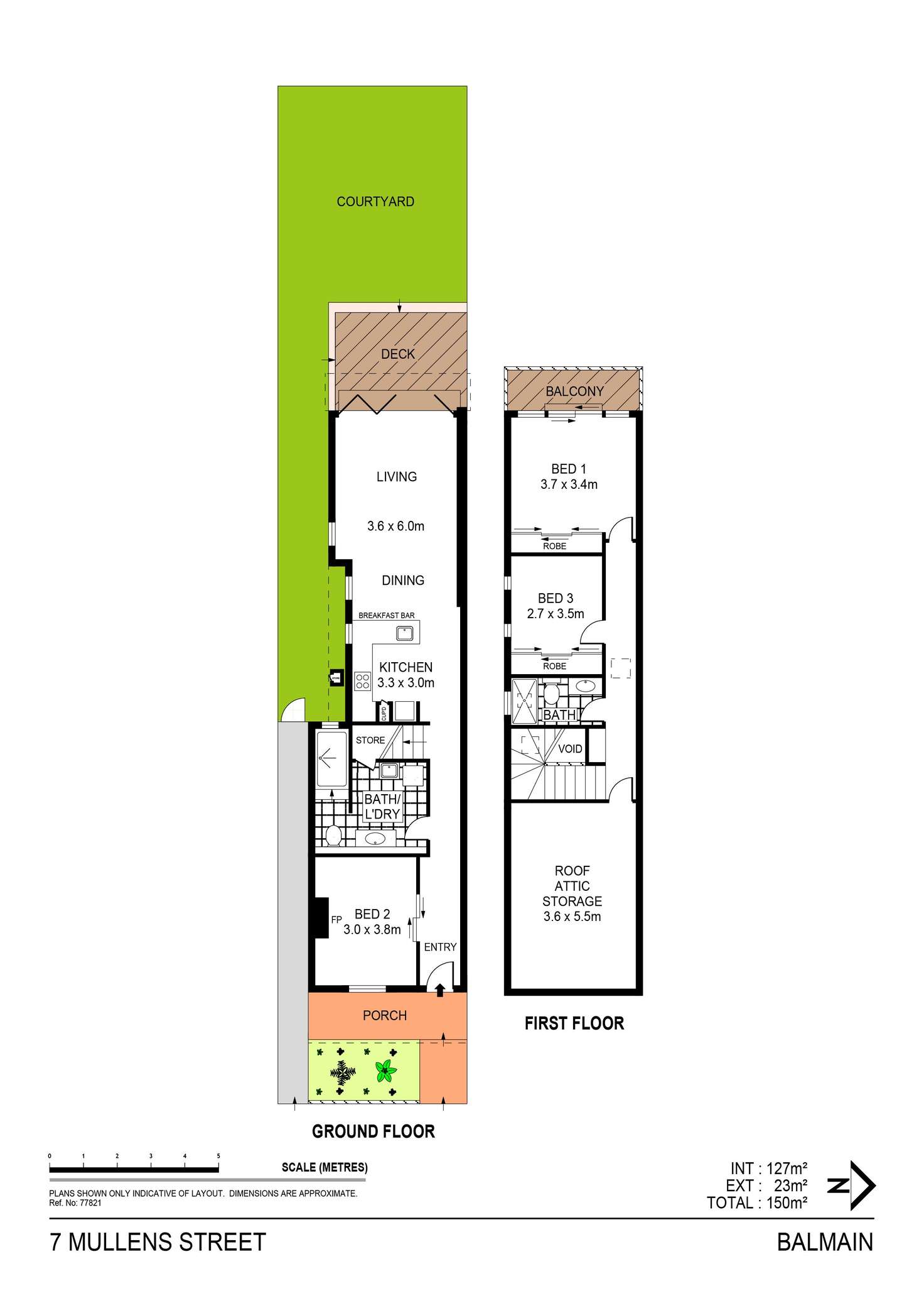 Floorplan of Homely house listing, 7 Mullens Street, Balmain NSW 2041