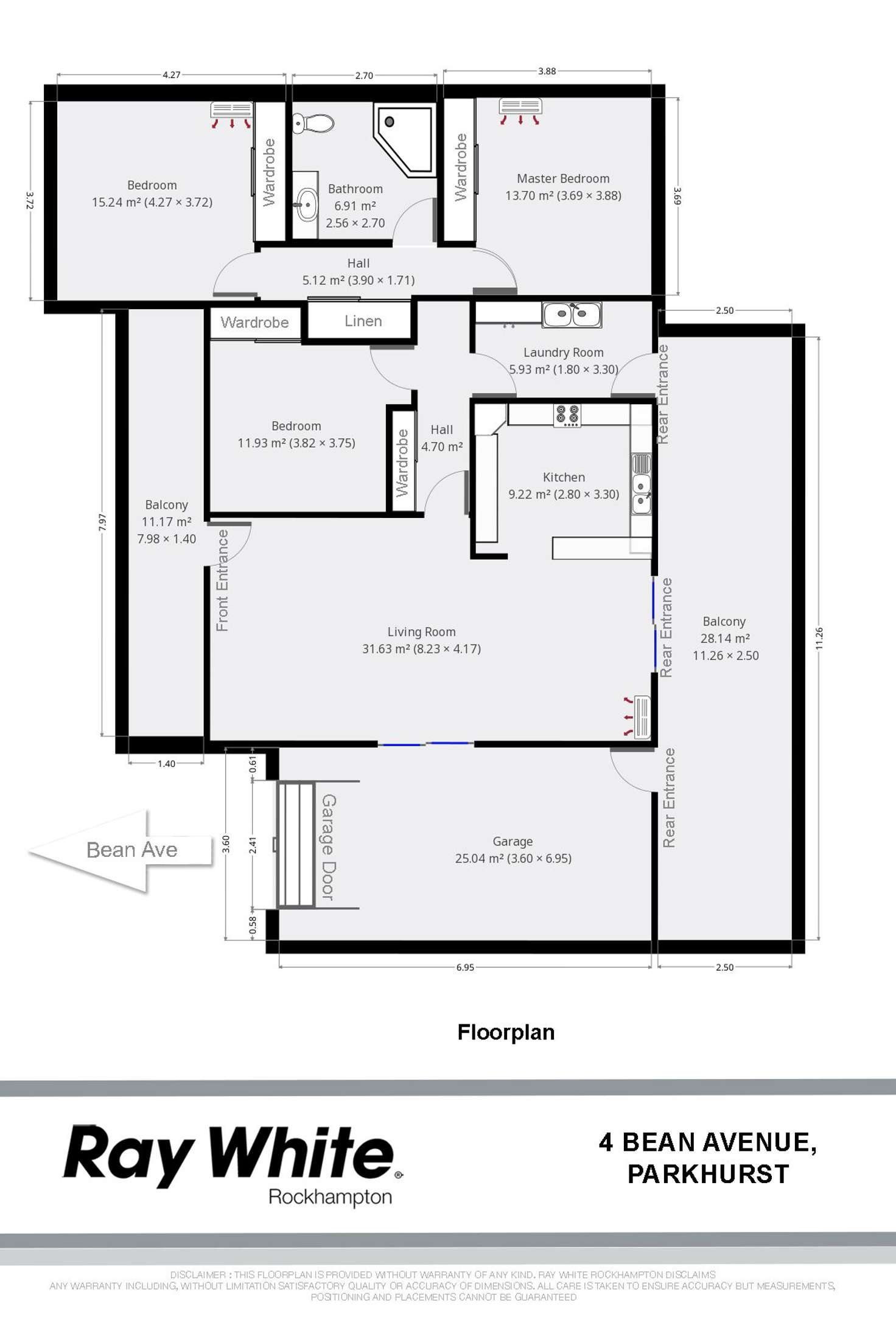 Floorplan of Homely house listing, 4 Bean Avenue, Parkhurst QLD 4702
