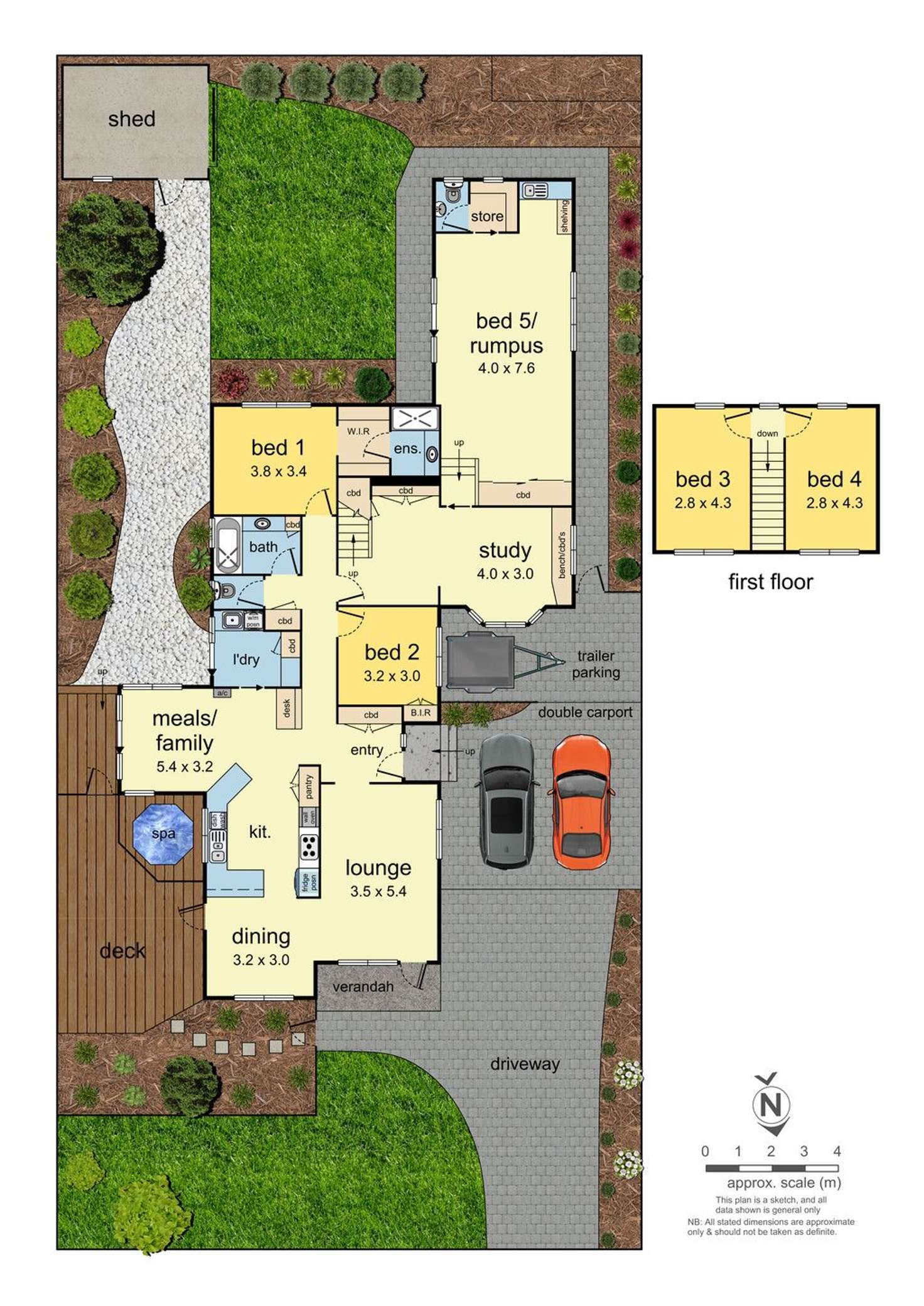 Floorplan of Homely house listing, 48 Maylands Crescent, Glen Waverley VIC 3150