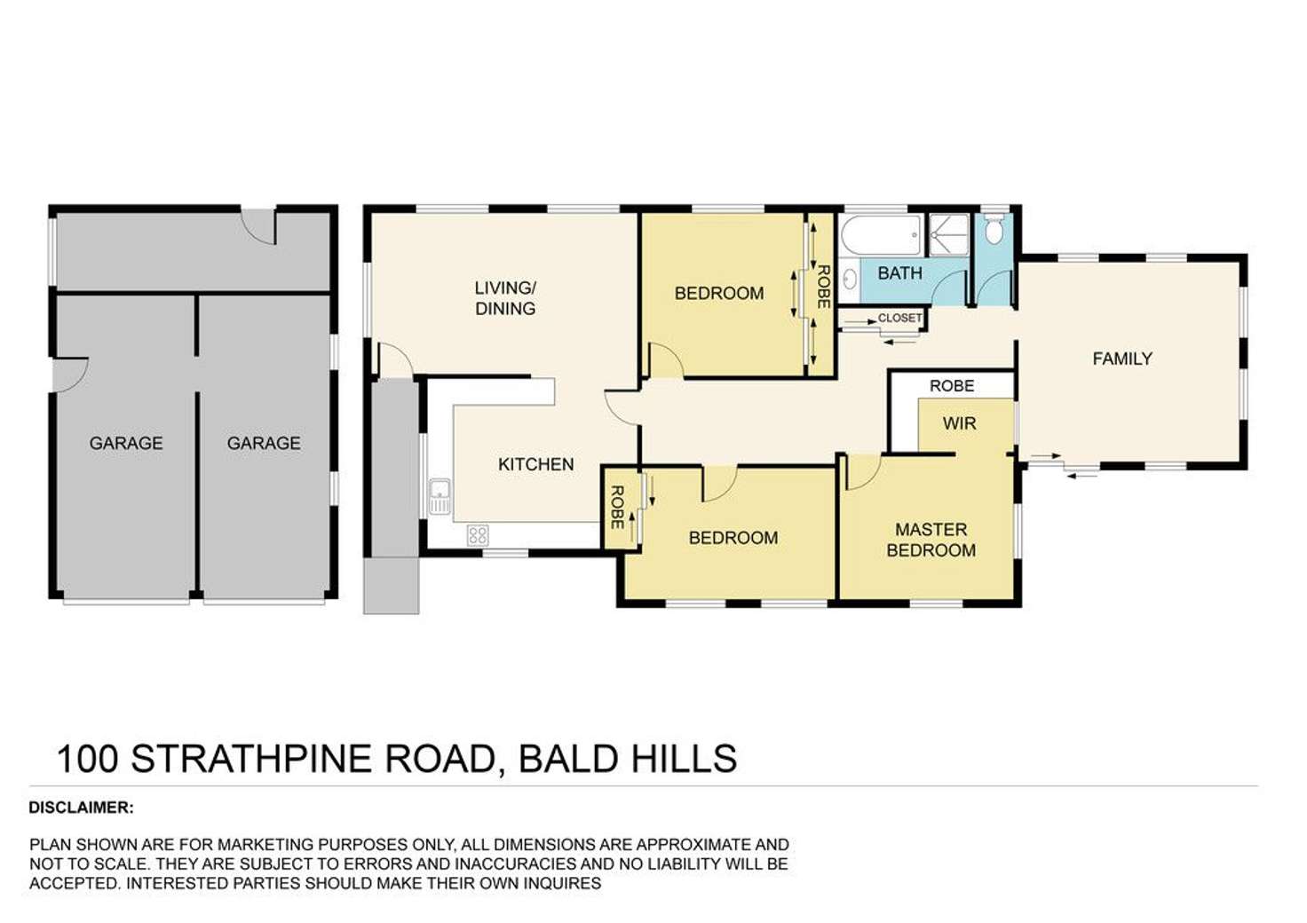 Floorplan of Homely house listing, 100 Strathpine Road, Bald Hills QLD 4036