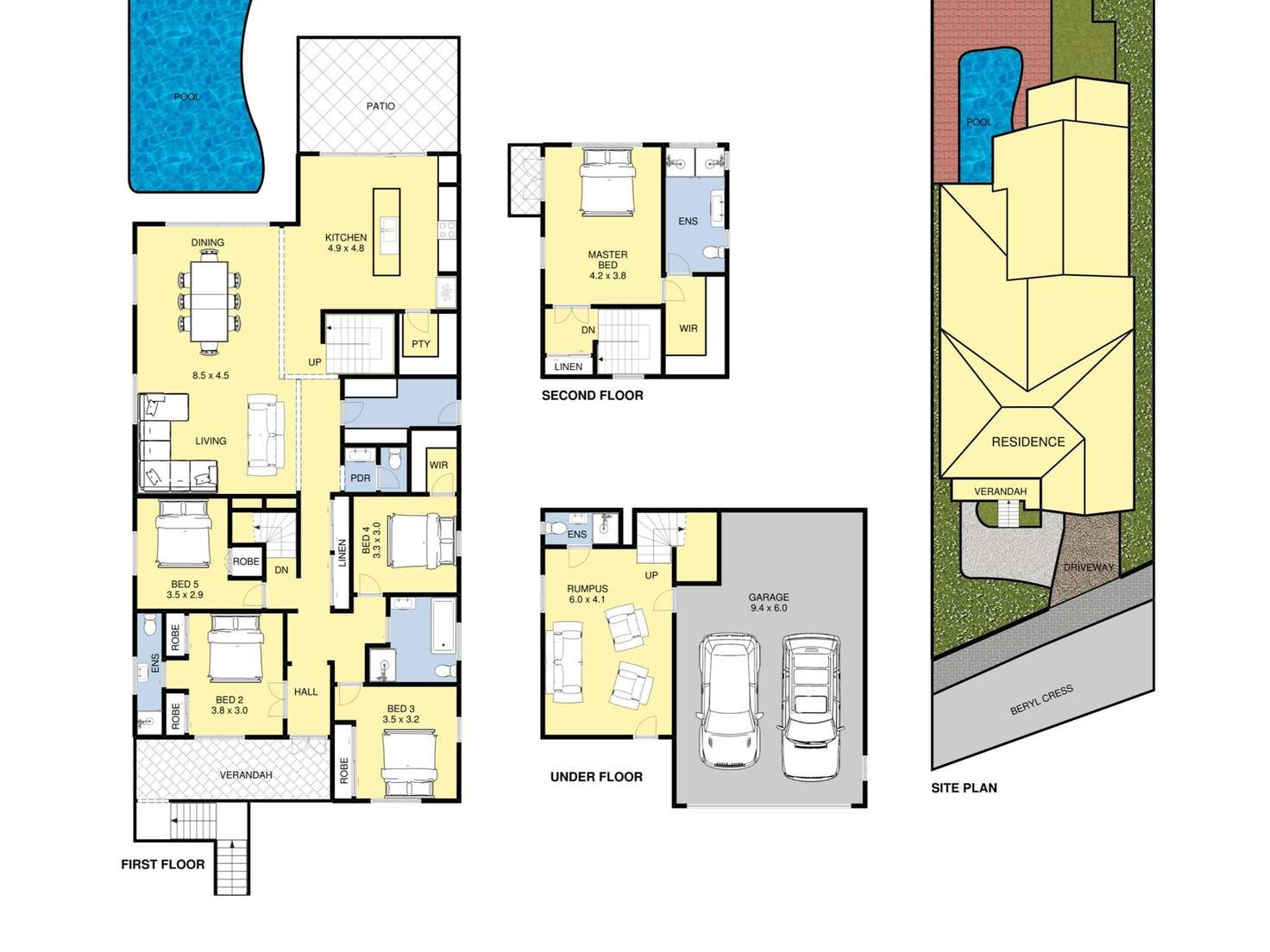 Floorplan of Homely house listing, 12 Beryl Crescent, Holland Park QLD 4121