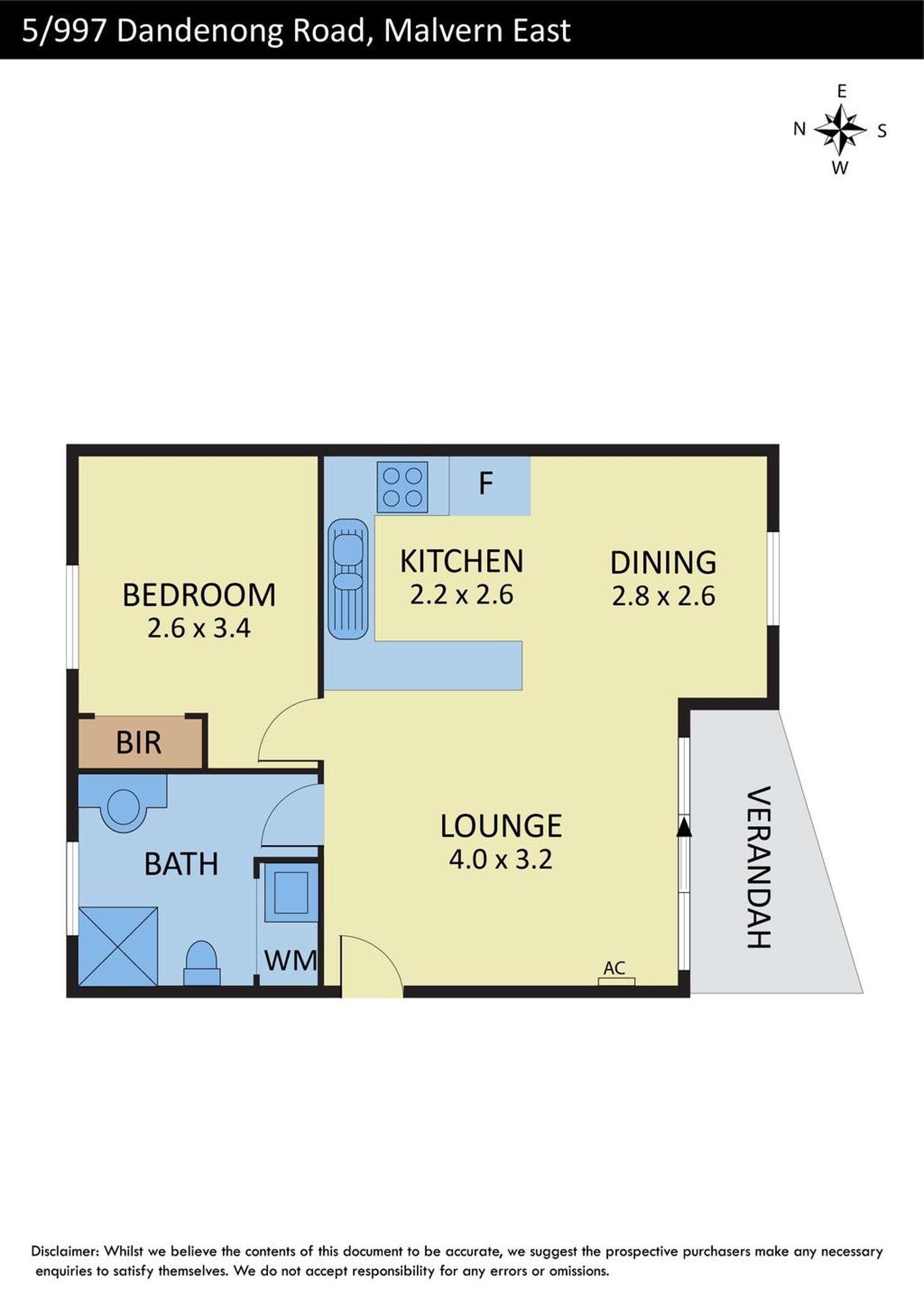 Floorplan of Homely apartment listing, 5/997 Dandenong Road, Malvern East VIC 3145