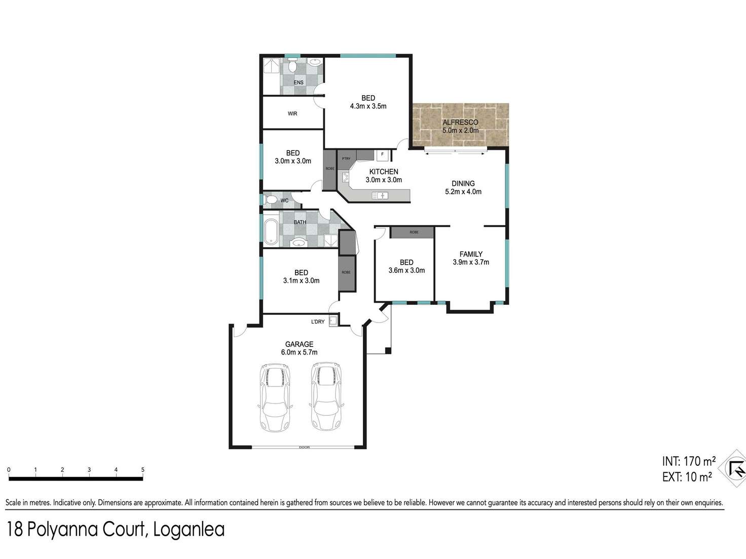 Floorplan of Homely house listing, 18 Polyanna Court, Loganlea QLD 4131