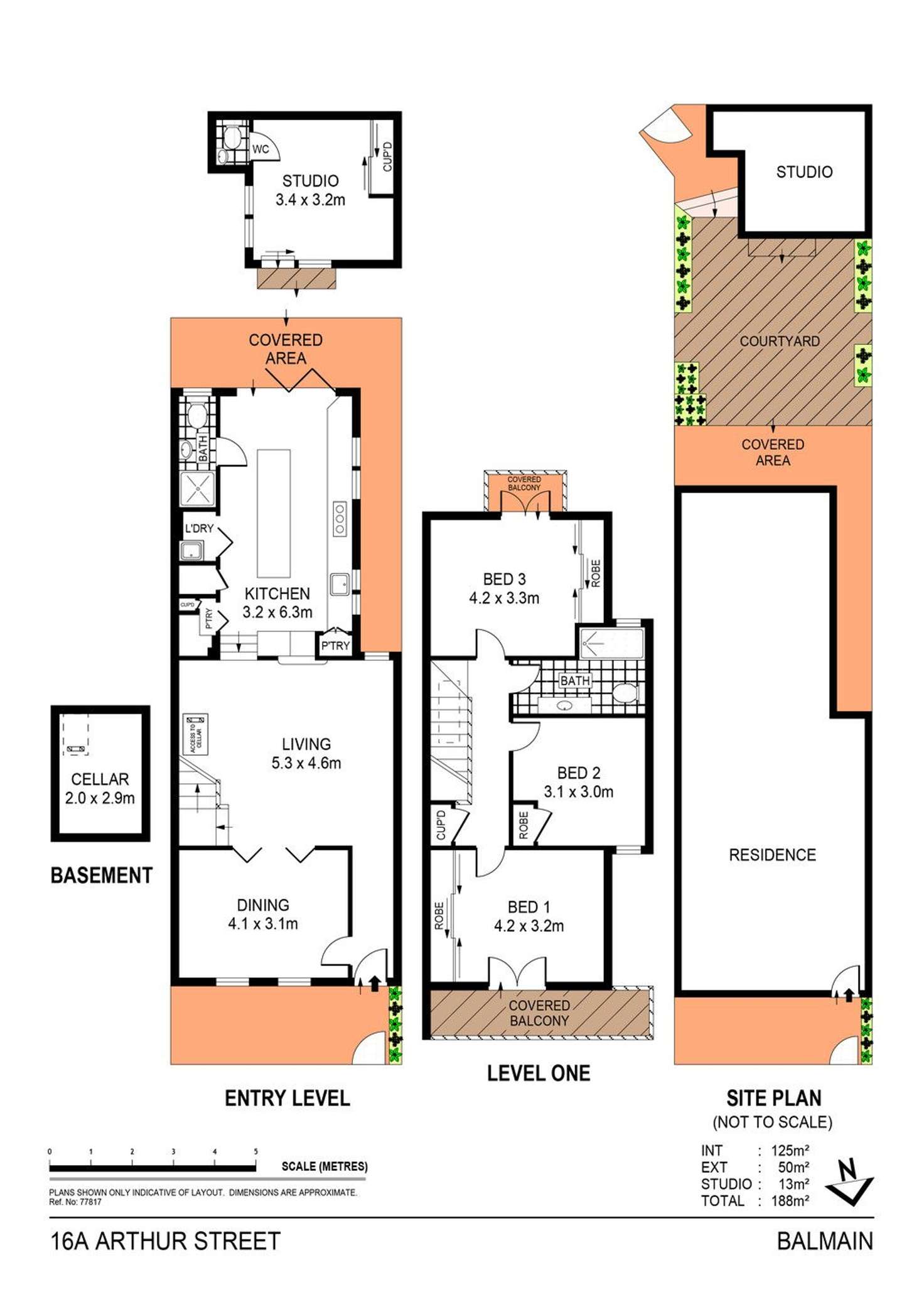 Floorplan of Homely house listing, 16A Arthur Street, Balmain NSW 2041