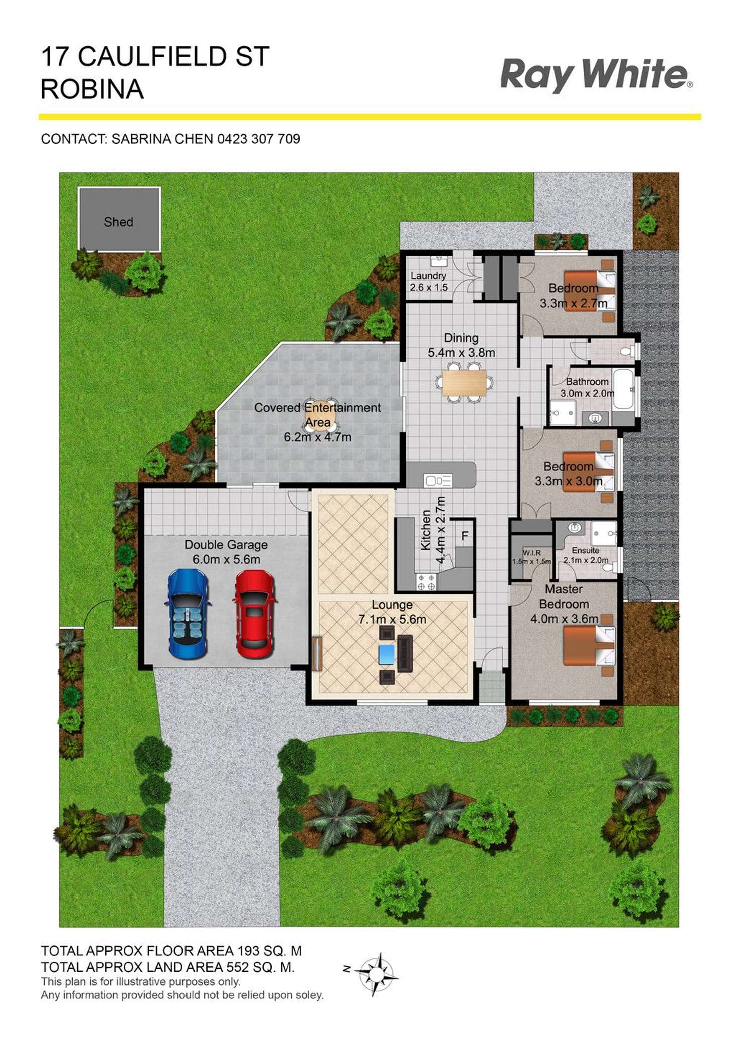Floorplan of Homely house listing, 17 Caulfield Street, Robina QLD 4226