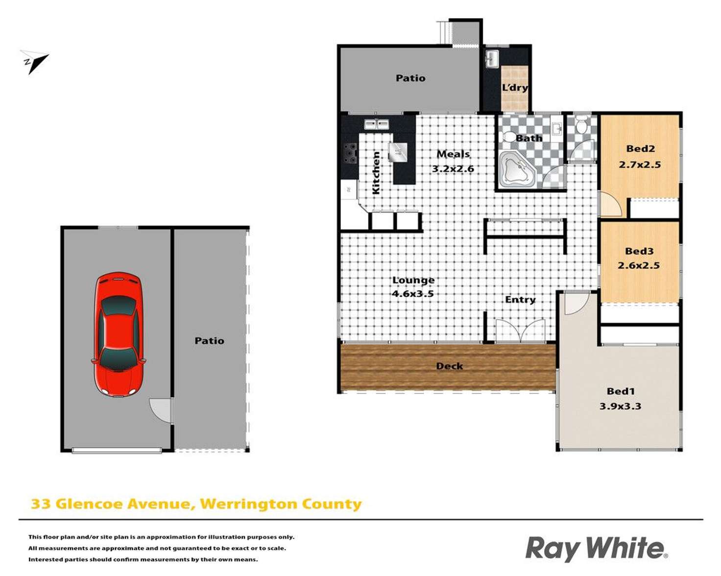 Floorplan of Homely house listing, 33 Glencoe Avenue, Werrington County NSW 2747