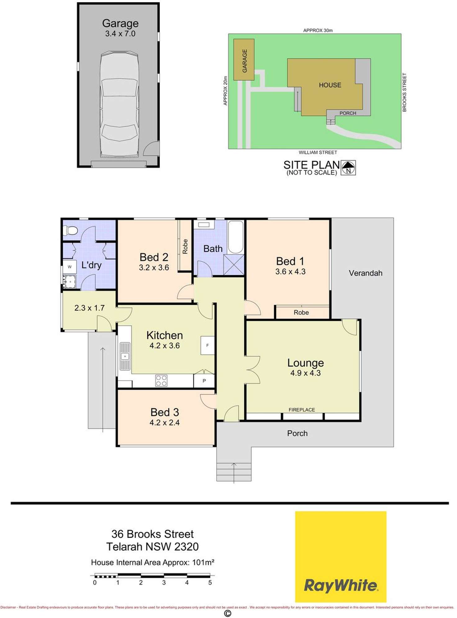 Floorplan of Homely house listing, 36 Brooks Street, Telarah NSW 2320