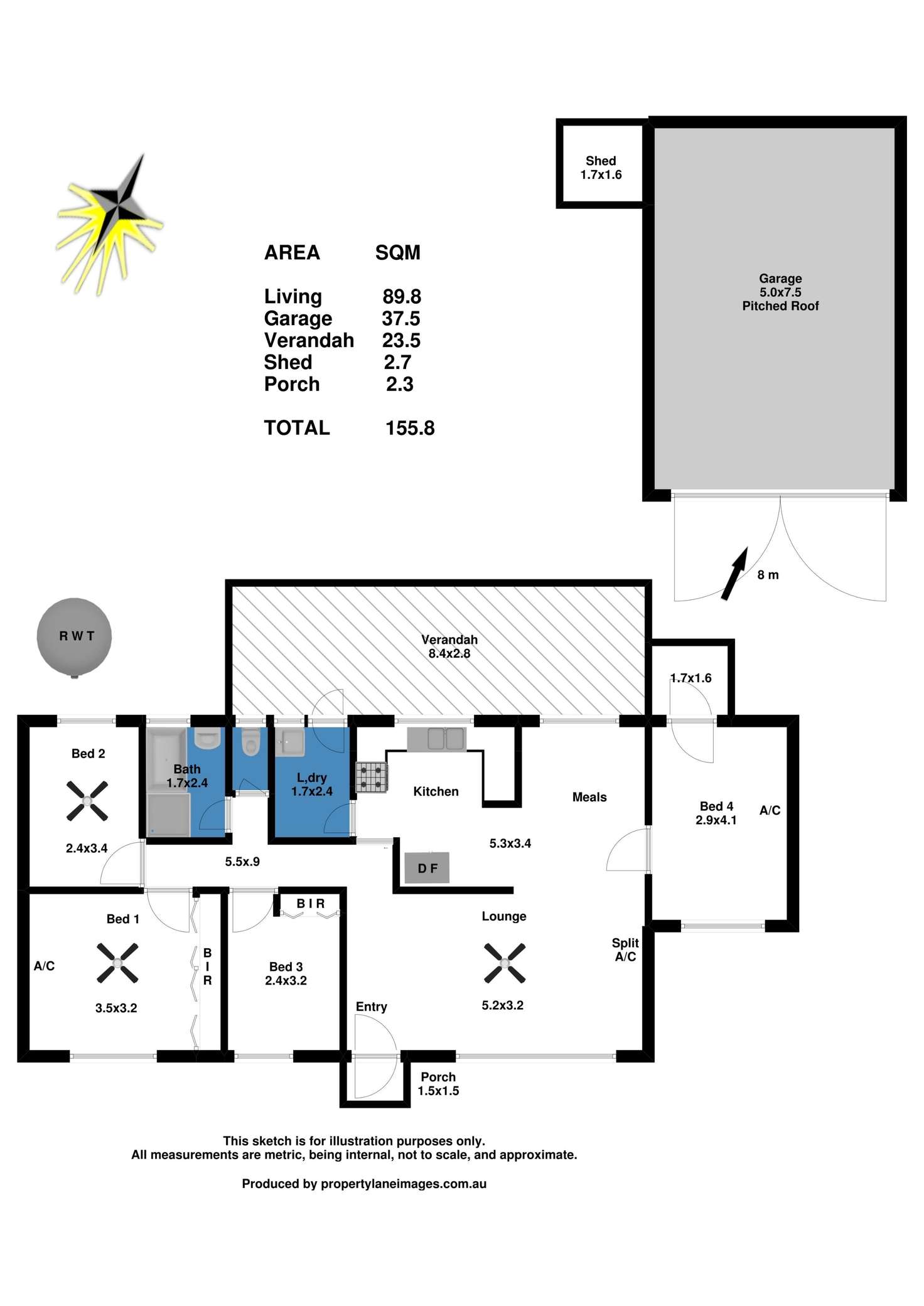 Floorplan of Homely house listing, 12 Otama Court, Craigmore SA 5114