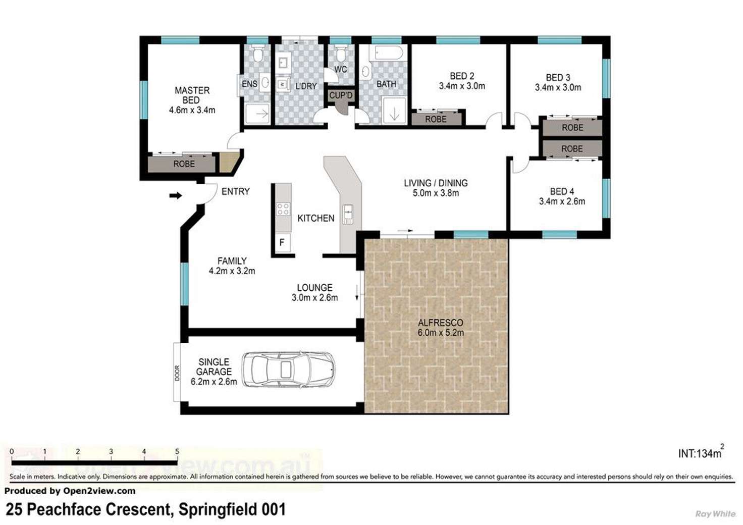 Floorplan of Homely house listing, 25 Peachface Crescent, Springfield QLD 4300