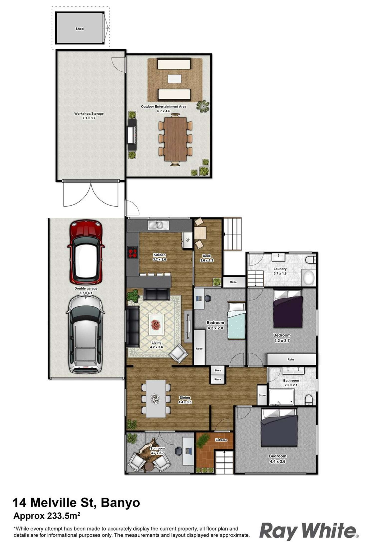 Floorplan of Homely house listing, 14 Melville Place, Banyo QLD 4014