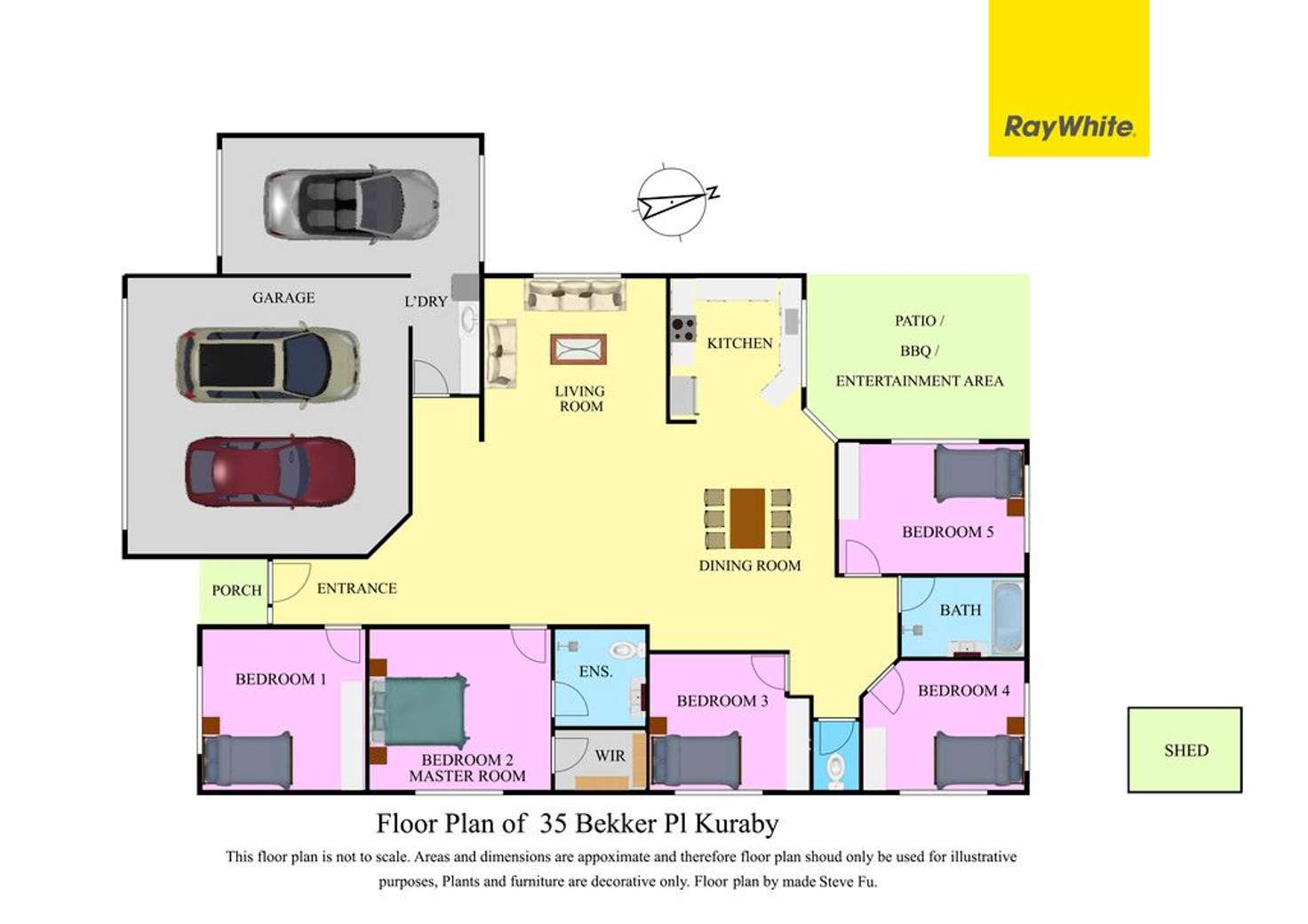 Floorplan of Homely house listing, 35 Bekker Place, Kuraby QLD 4112