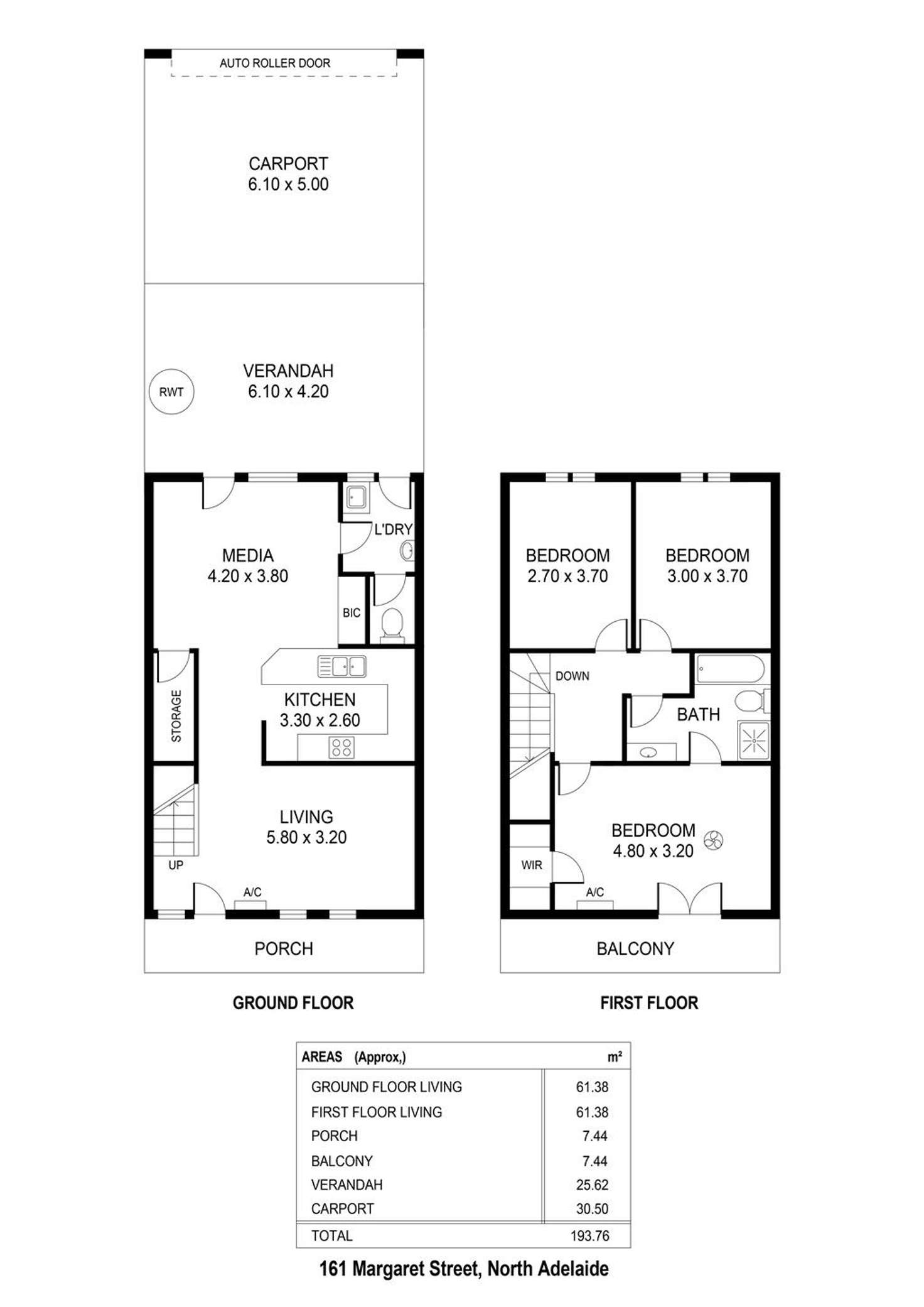 Floorplan of Homely house listing, 161 Margaret Street, North Adelaide SA 5006