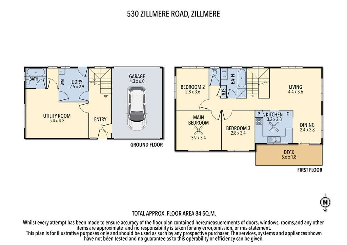 Floorplan of Homely house listing, 530 Zillmere Road, Zillmere QLD 4034