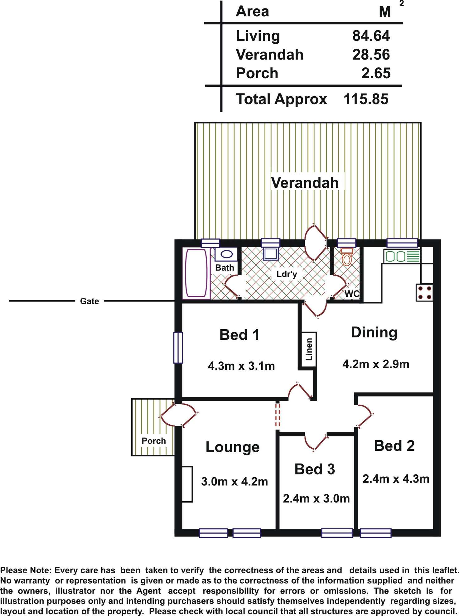 Floorplan of Homely house listing, 6 Redcliffe Street, Davoren Park SA 5113