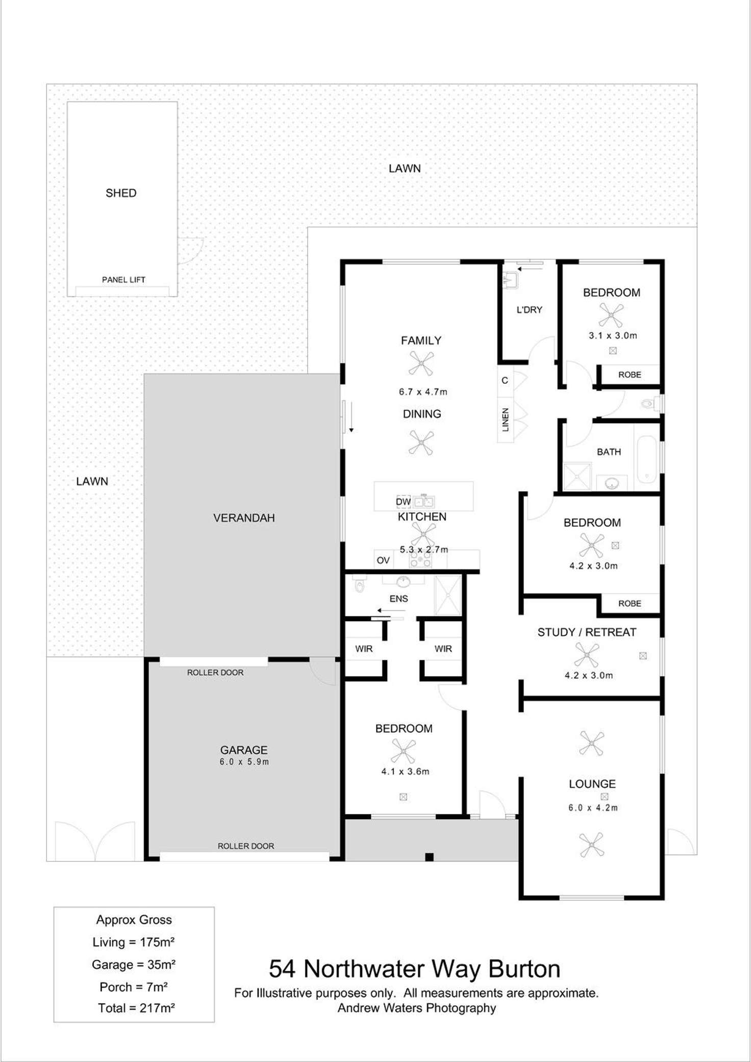 Floorplan of Homely house listing, 54 Northwater Way, Burton SA 5110