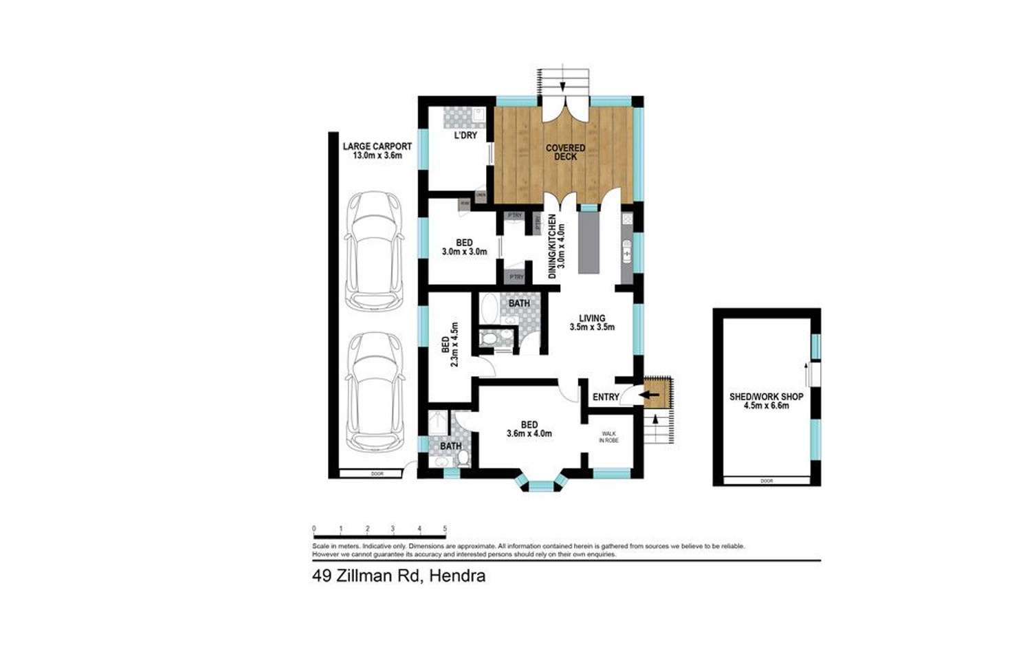Floorplan of Homely house listing, 49 Zillman Road, Hendra QLD 4011