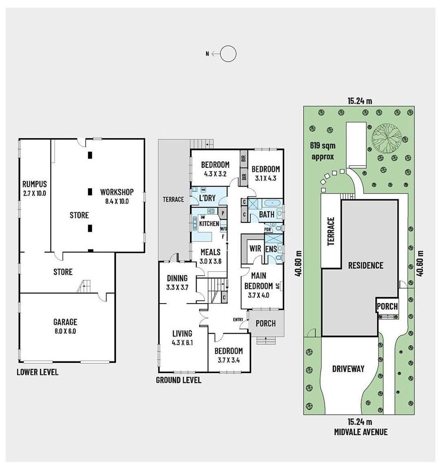 Floorplan of Homely house listing, 15 Midvale Avenue, Balwyn North VIC 3104