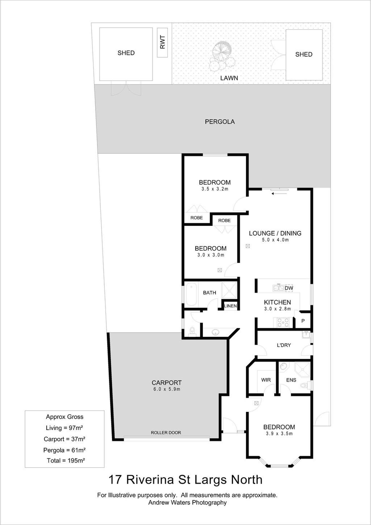 Floorplan of Homely house listing, 17 Riverina Street, Largs North SA 5016