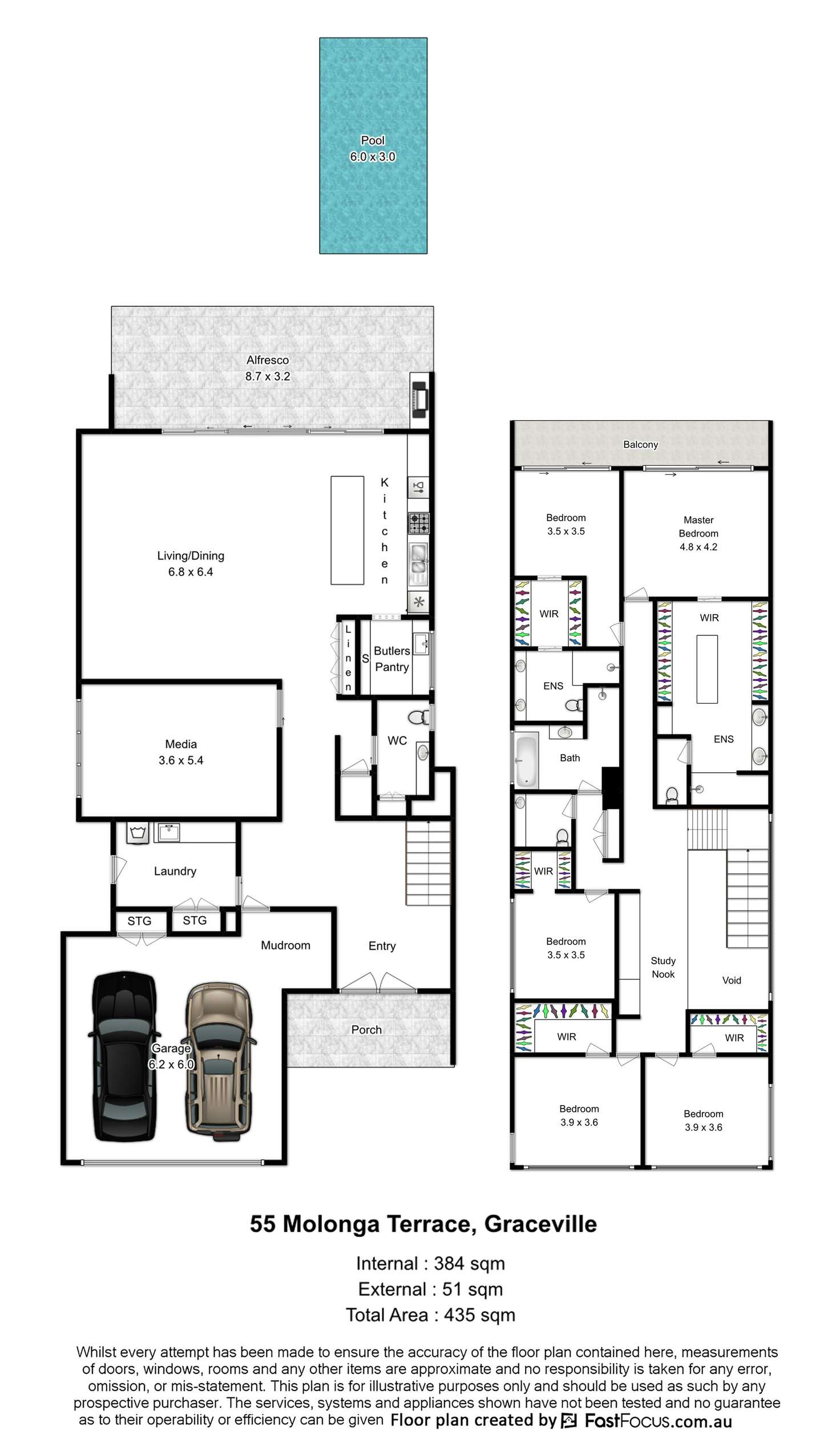 Floorplan of Homely house listing, 55 Molonga Terrace, Graceville QLD 4075