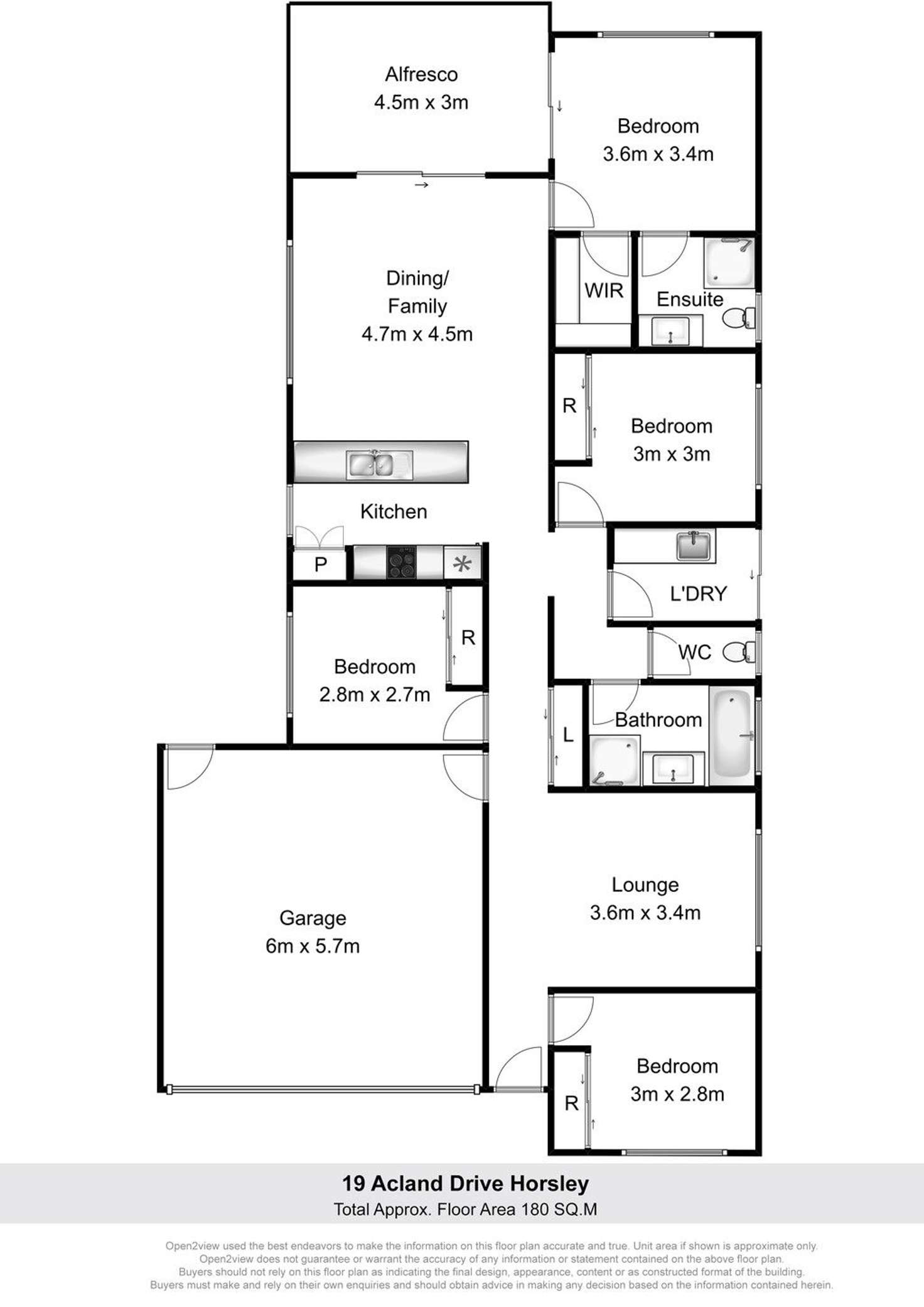 Floorplan of Homely house listing, 19 Acland Drive, Horsley NSW 2530