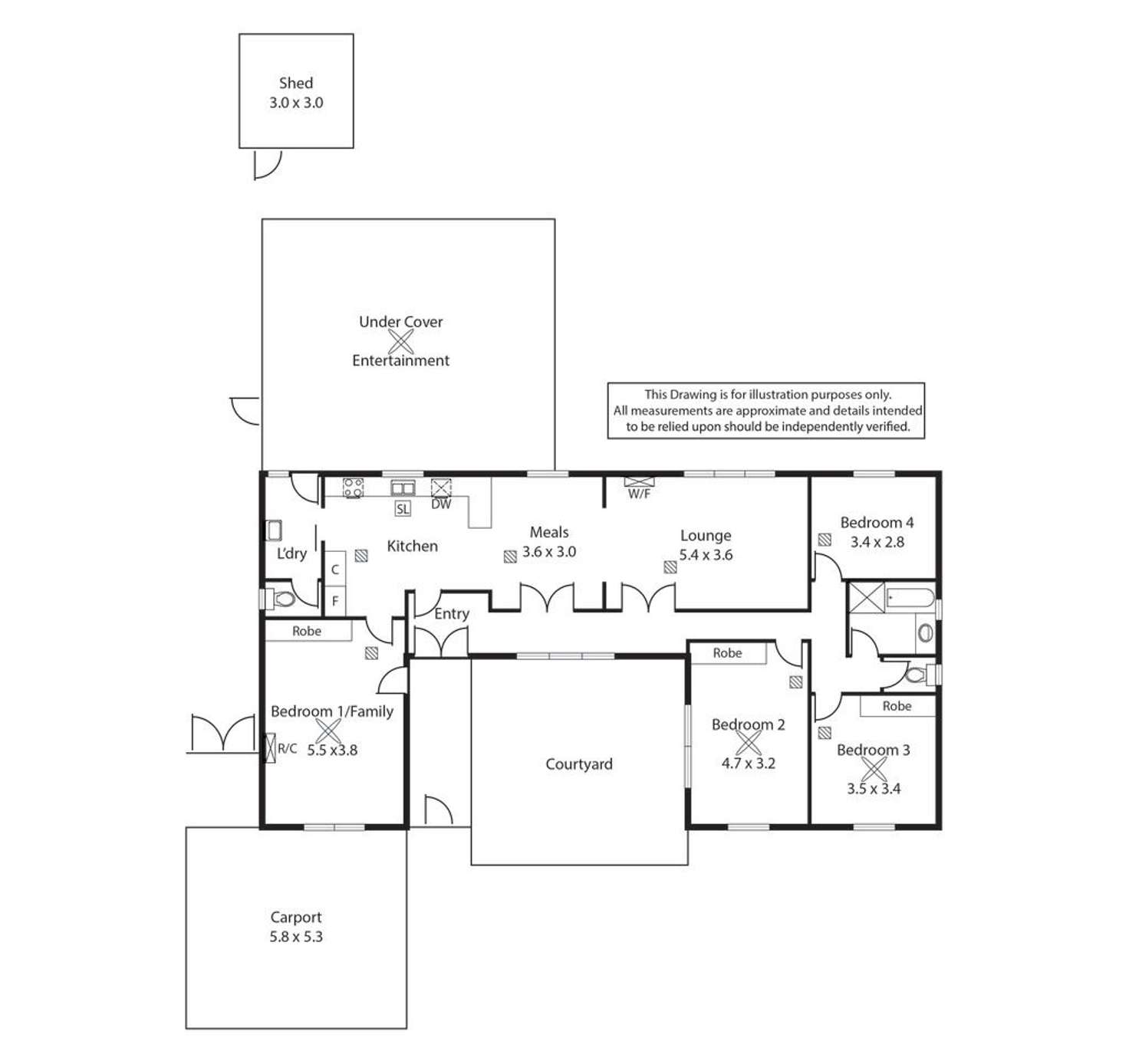 Floorplan of Homely house listing, 9 Windermere Avenue, West Lakes SA 5021