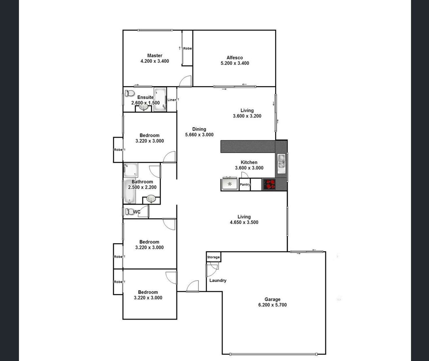 Floorplan of Homely house listing, 49 Macaranga Crescent, Carseldine QLD 4034