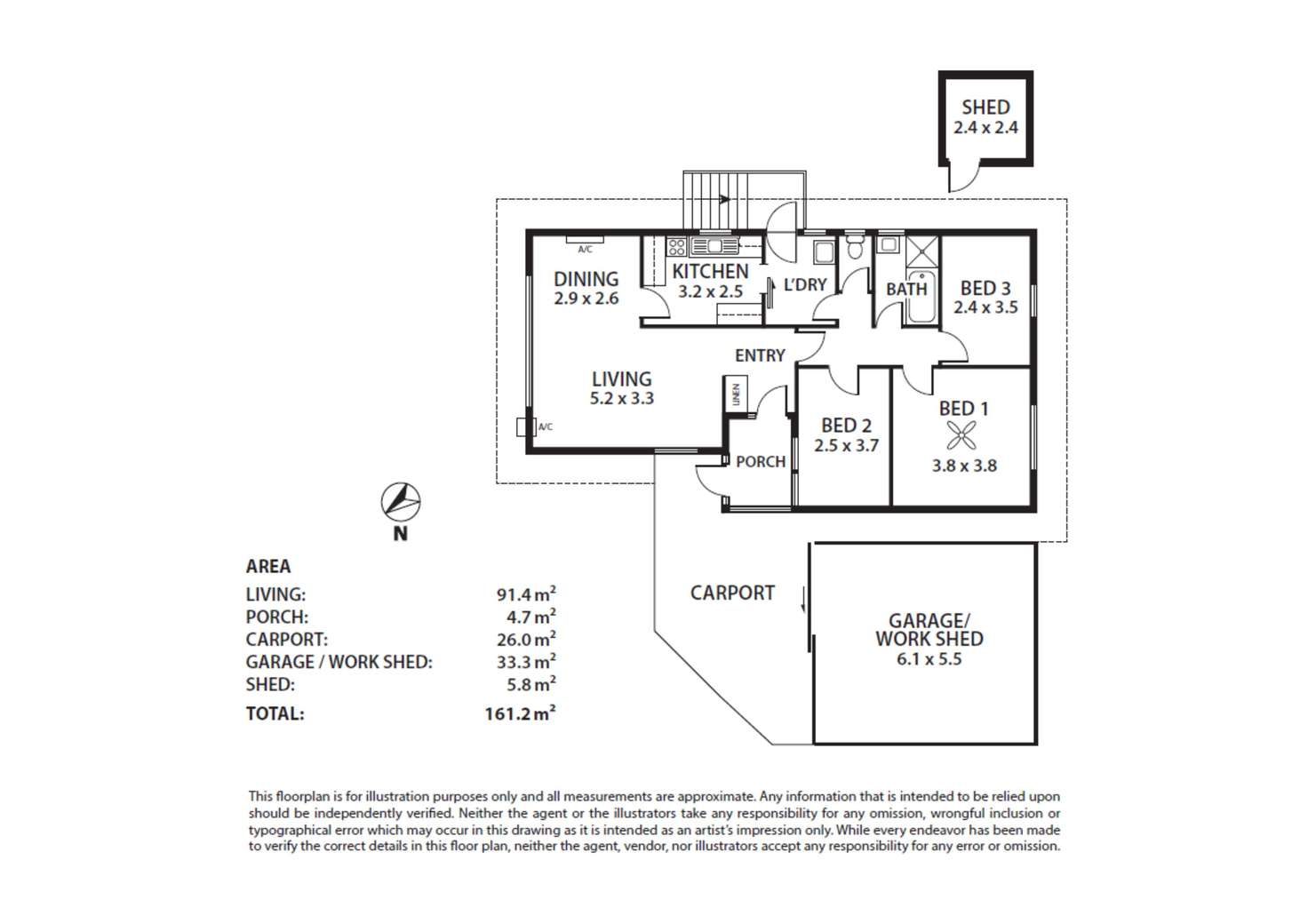 Floorplan of Homely house listing, 10 Chapman Crescent, Nairne SA 5252