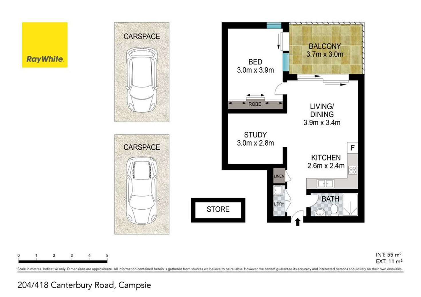 Floorplan of Homely apartment listing, 209/418-422 Canterbury Road, Campsie NSW 2194