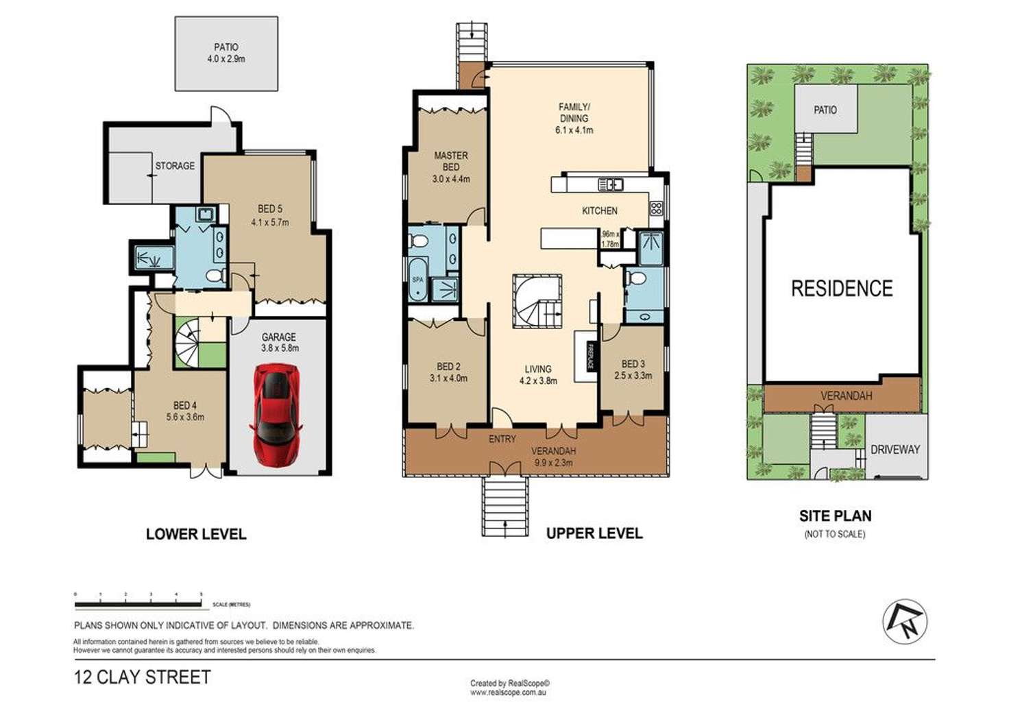 Floorplan of Homely house listing, 12 Clay Street, New Farm QLD 4005