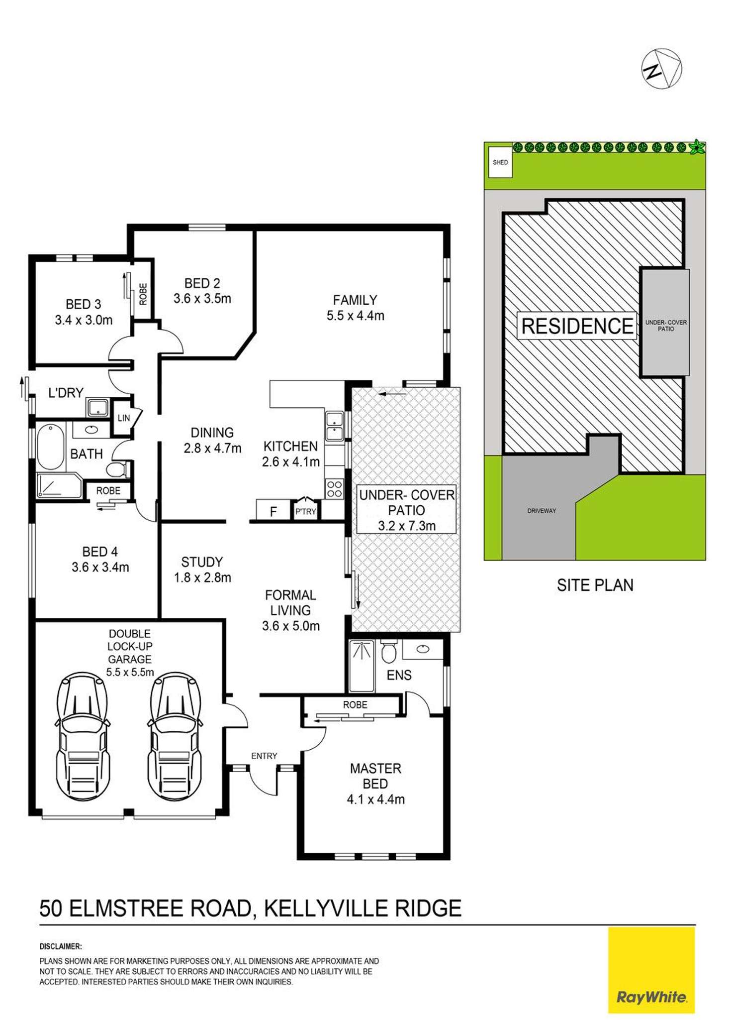 Floorplan of Homely house listing, 50 Elmstree Road, Kellyville Ridge NSW 2155