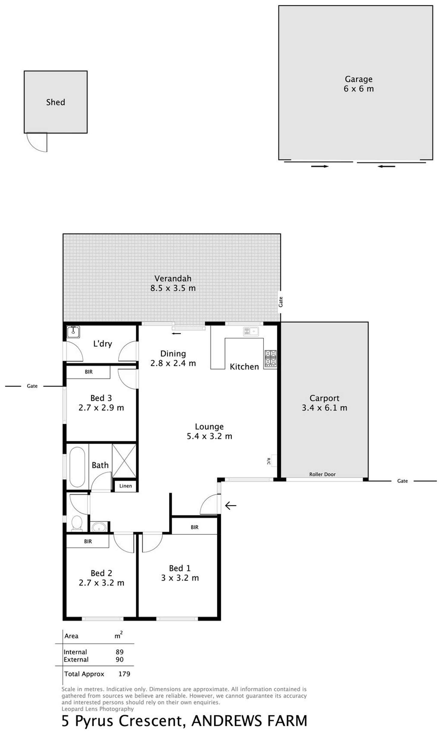 Floorplan of Homely house listing, 5 Pyrus Crescent, Andrews Farm SA 5114