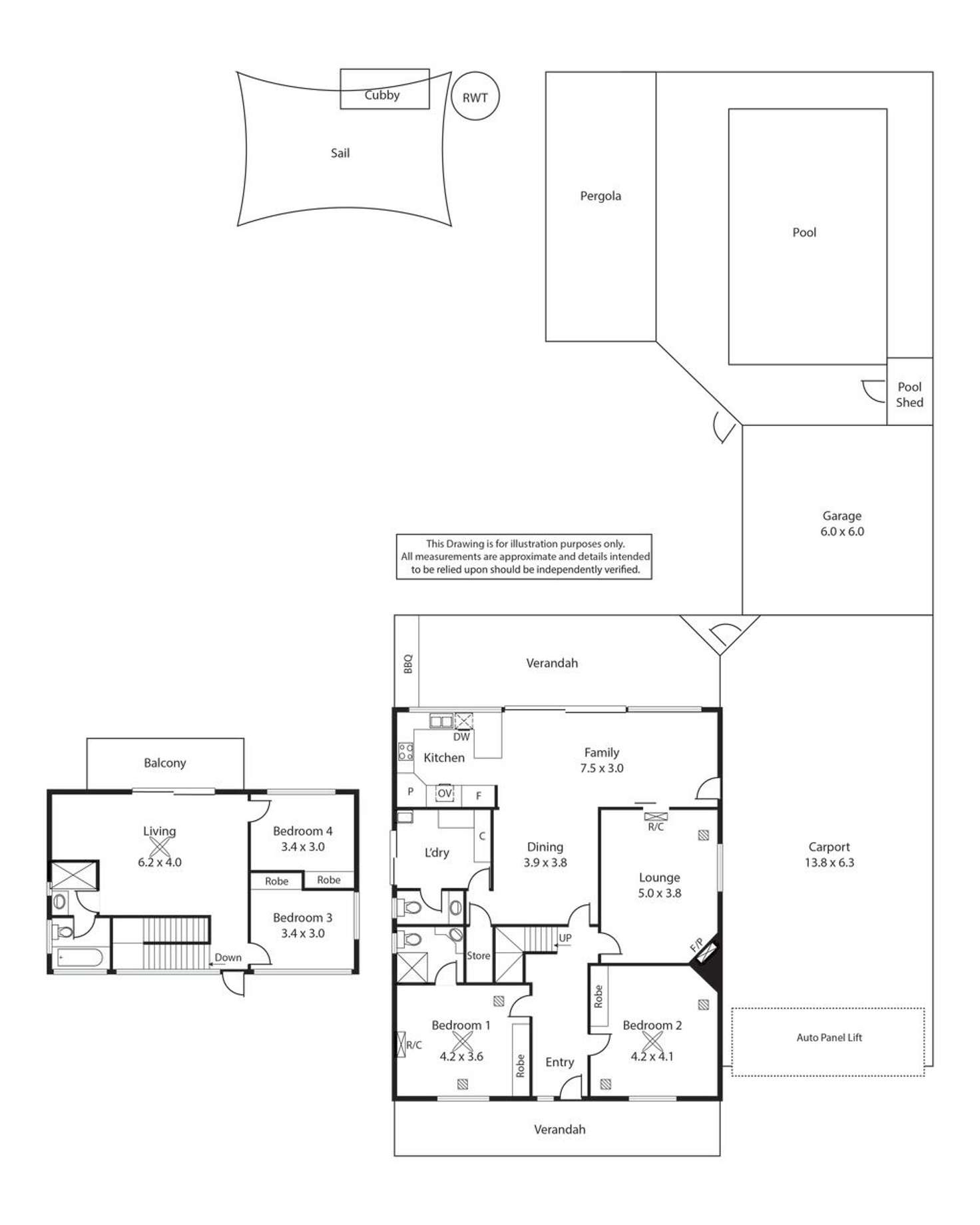 Floorplan of Homely house listing, 2 Glen Eira Street, Woodville South SA 5011