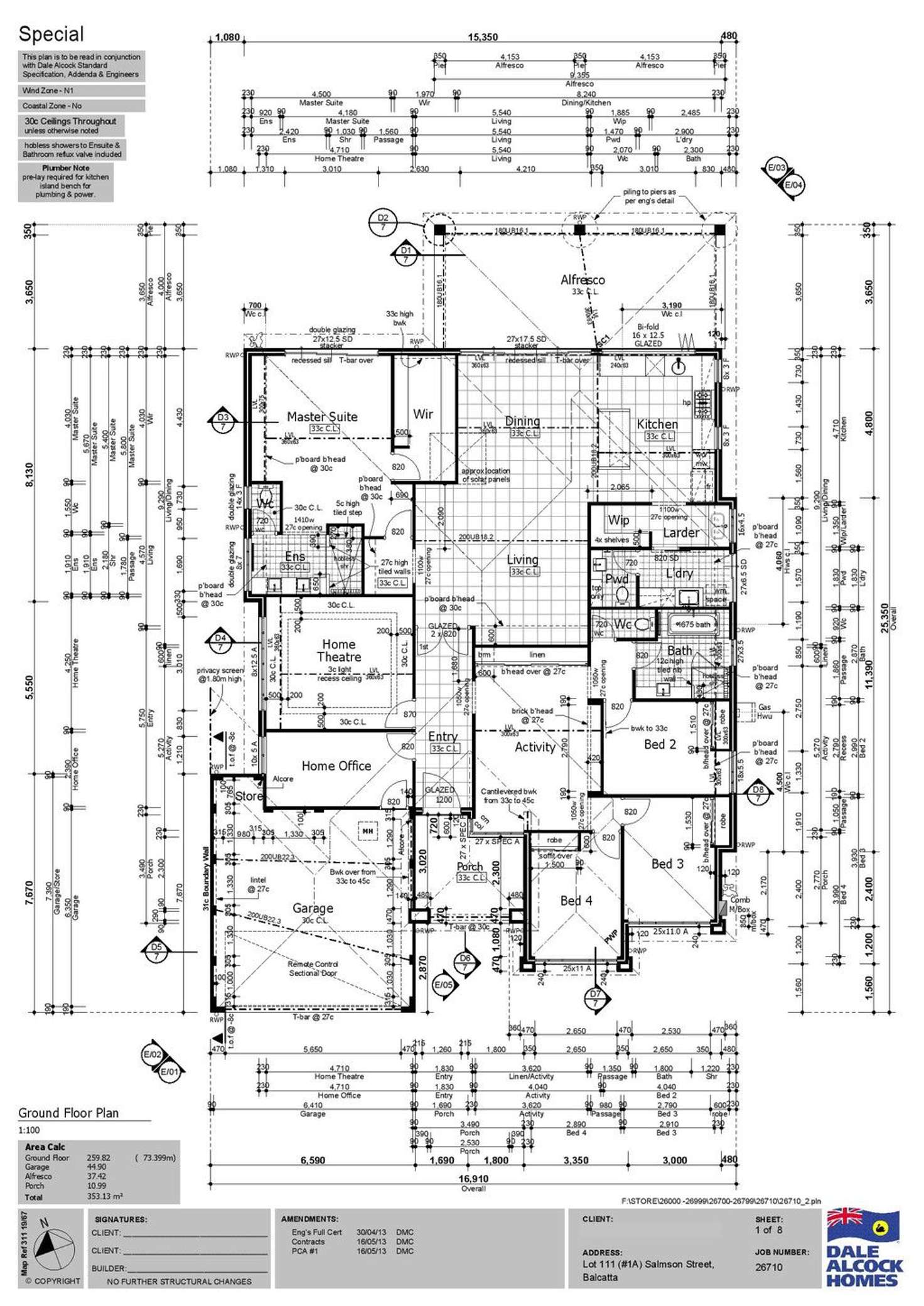 Floorplan of Homely house listing, 1A Salmson Street, Balcatta WA 6021