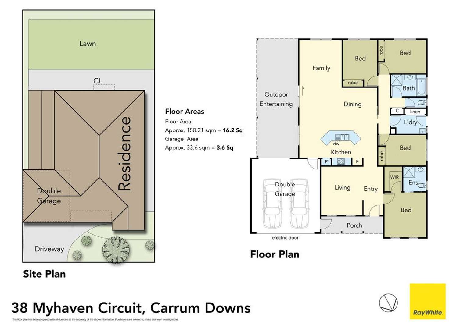 Floorplan of Homely house listing, 38 Myhaven Circuit, Carrum Downs VIC 3201