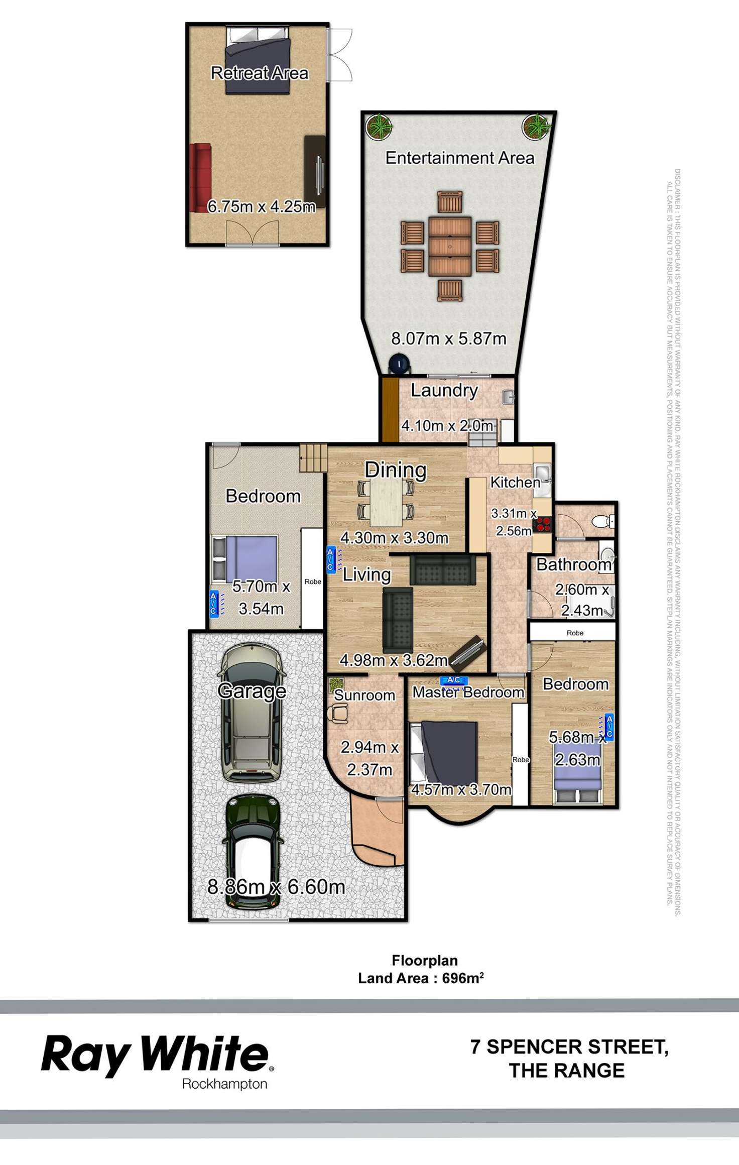 Floorplan of Homely house listing, 7 Spencer Street, The Range QLD 4700