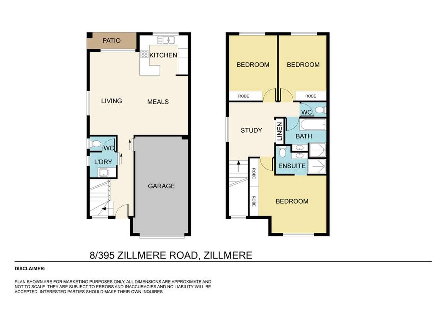 Floorplan of Homely unit listing, 8/395 Zillmere Road, Zillmere QLD 4034