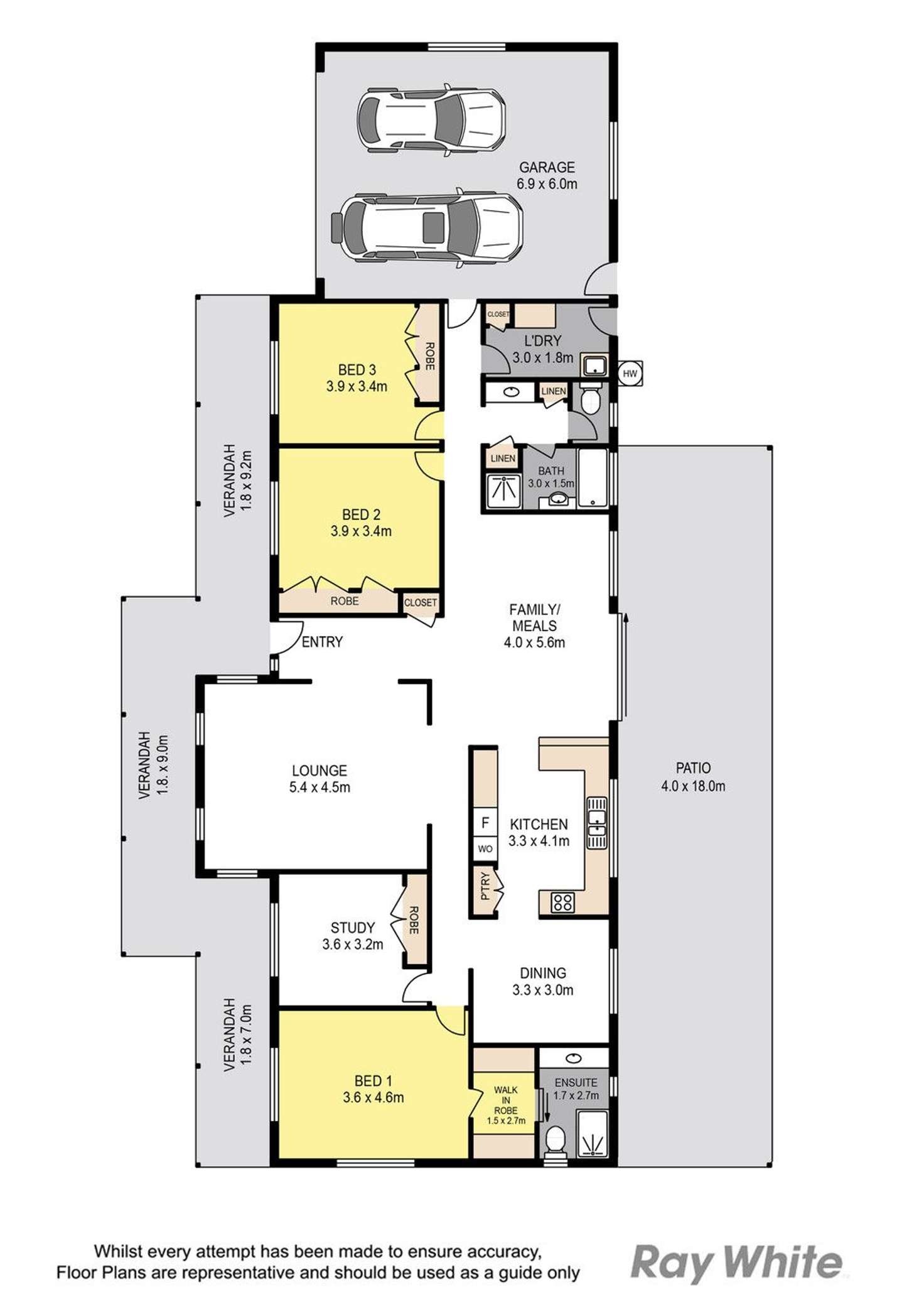 Floorplan of Homely house listing, 4 Barton Court, Eatons Hill QLD 4037