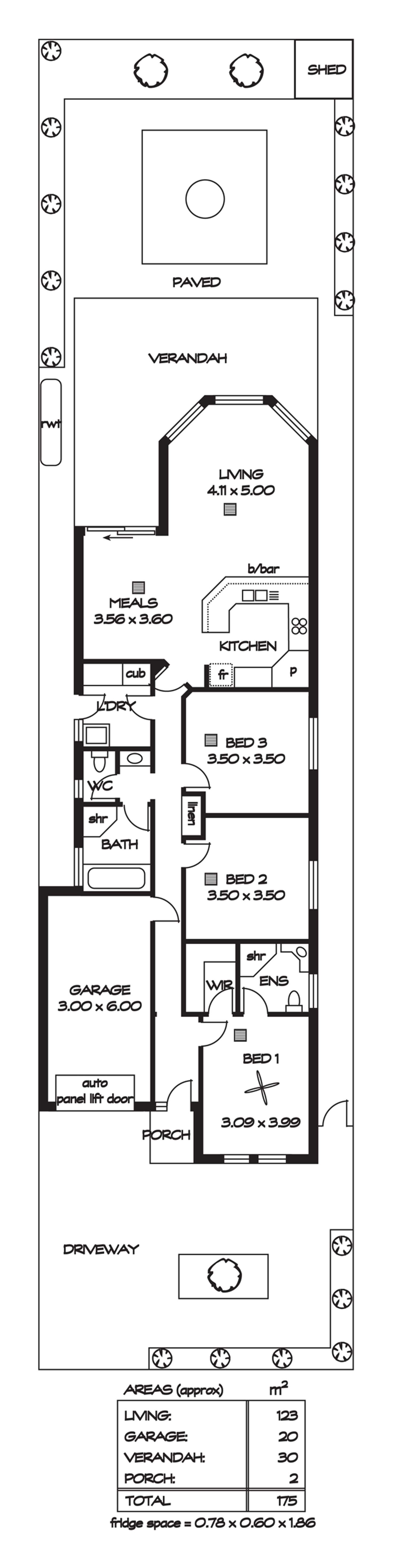 Floorplan of Homely house listing, 9A Glamis Avenue, Tranmere SA 5073