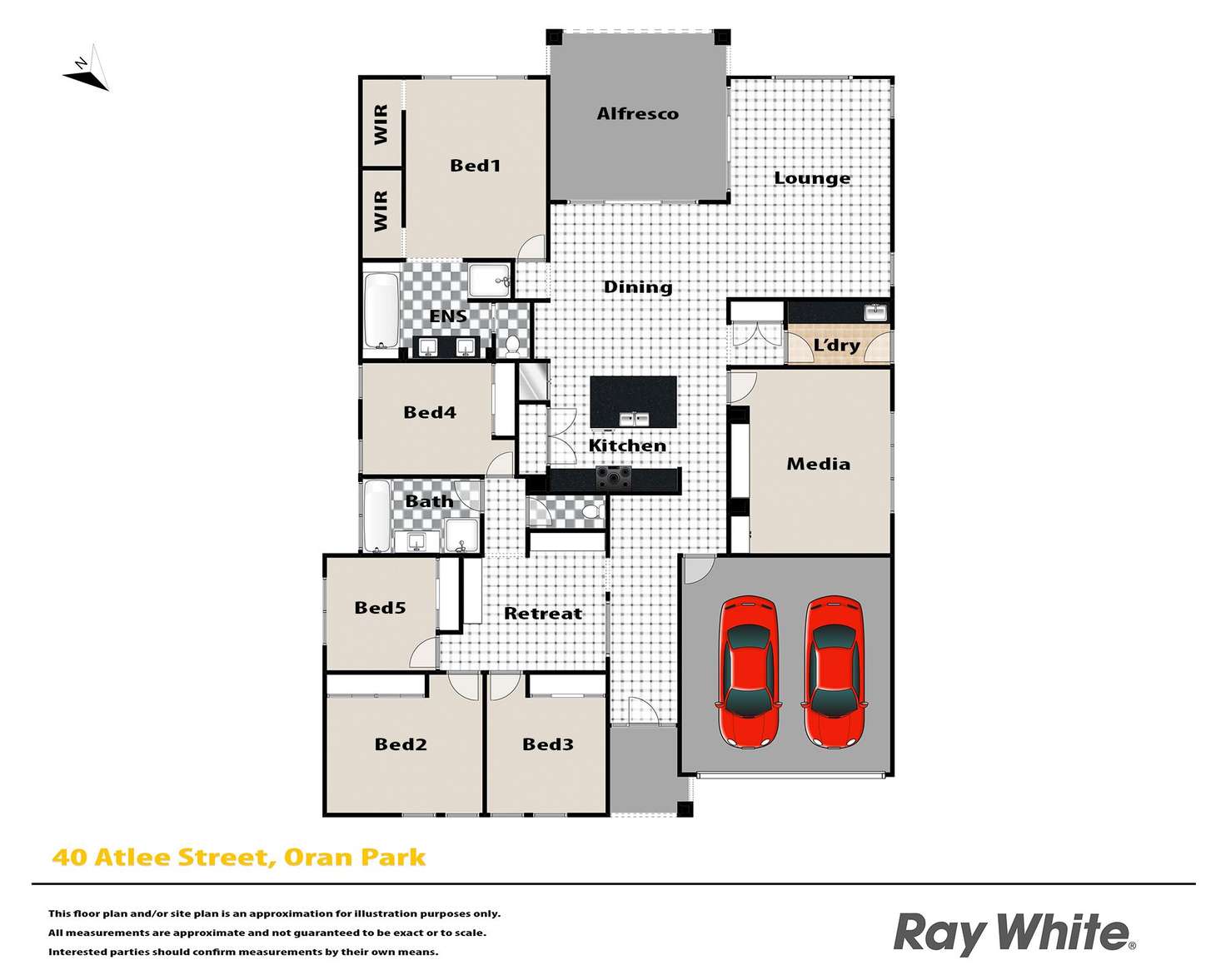Floorplan of Homely house listing, 40 Atlee Street, Oran Park NSW 2570