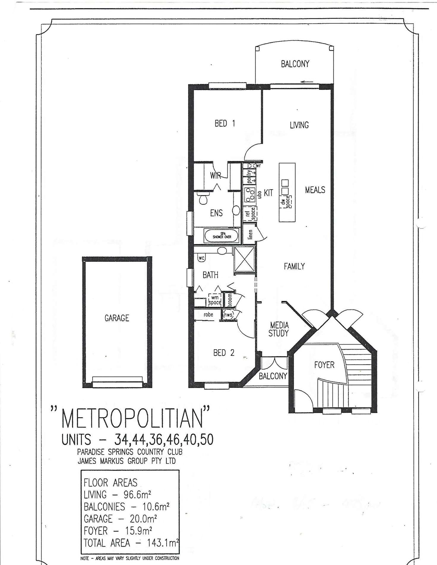 Floorplan of Homely house listing, 44/55 Paradise Springs, Robina QLD 4226