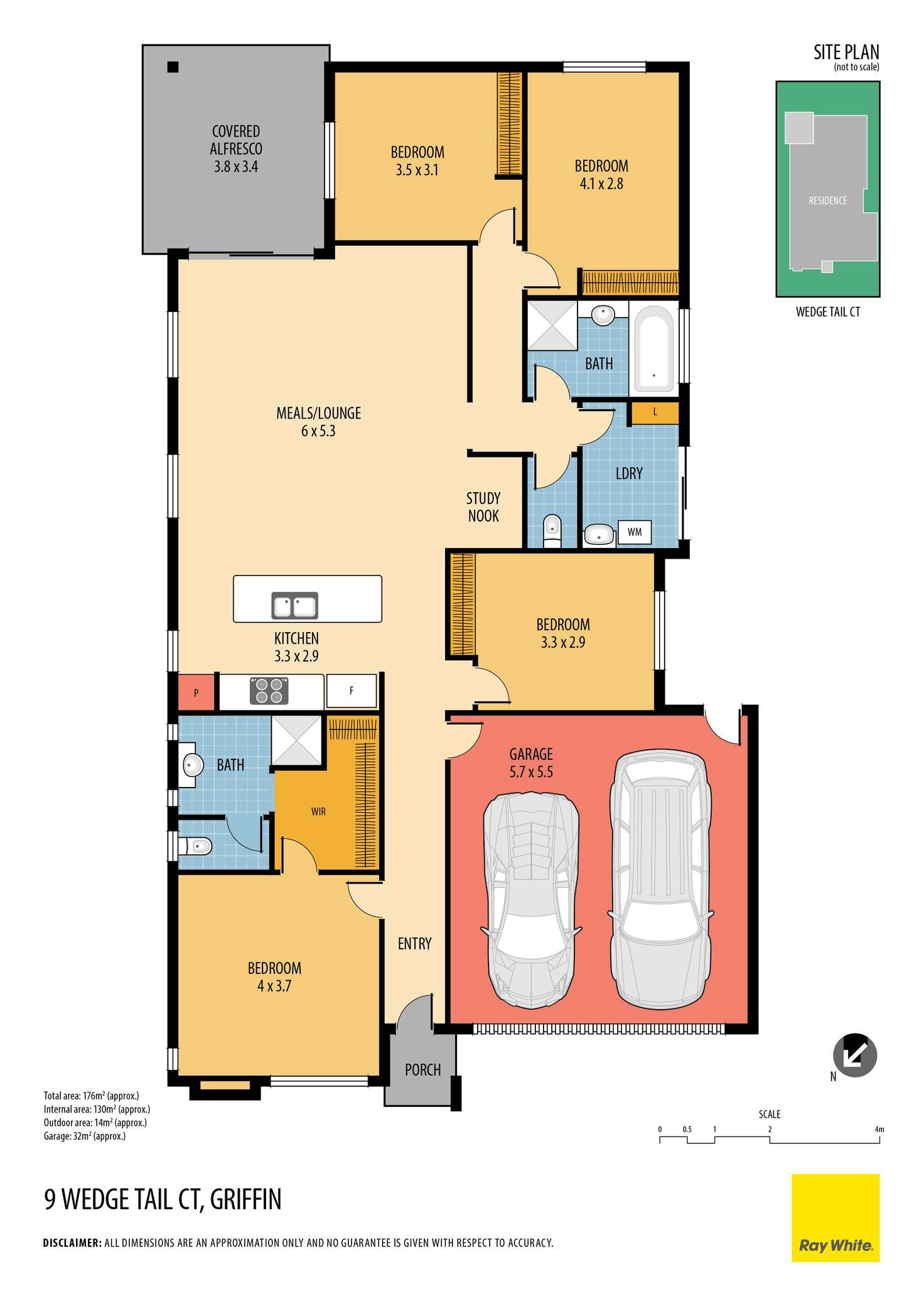 Floorplan of Homely house listing, 9 Wedge Tail Court, Griffin QLD 4503