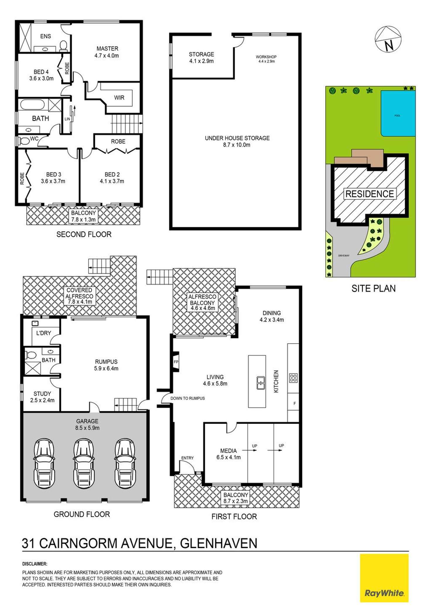 Floorplan of Homely house listing, 31 Cairngorm Avenue, Glenhaven NSW 2156