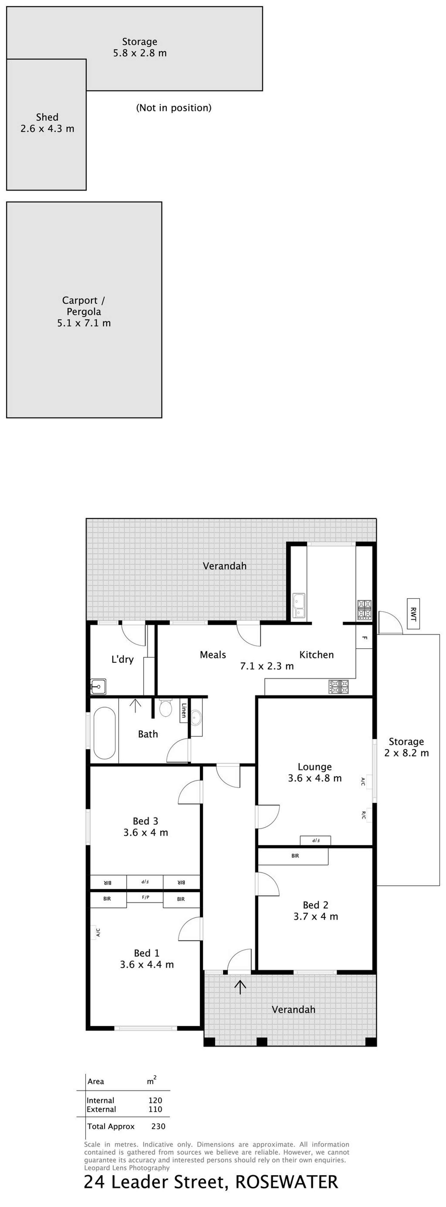 Floorplan of Homely house listing, 24 Leader Street, Rosewater SA 5013