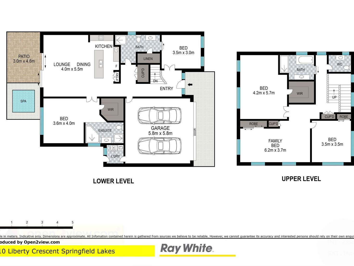 Floorplan of Homely house listing, 10 Liberty Crescent, Springfield Lakes QLD 4300